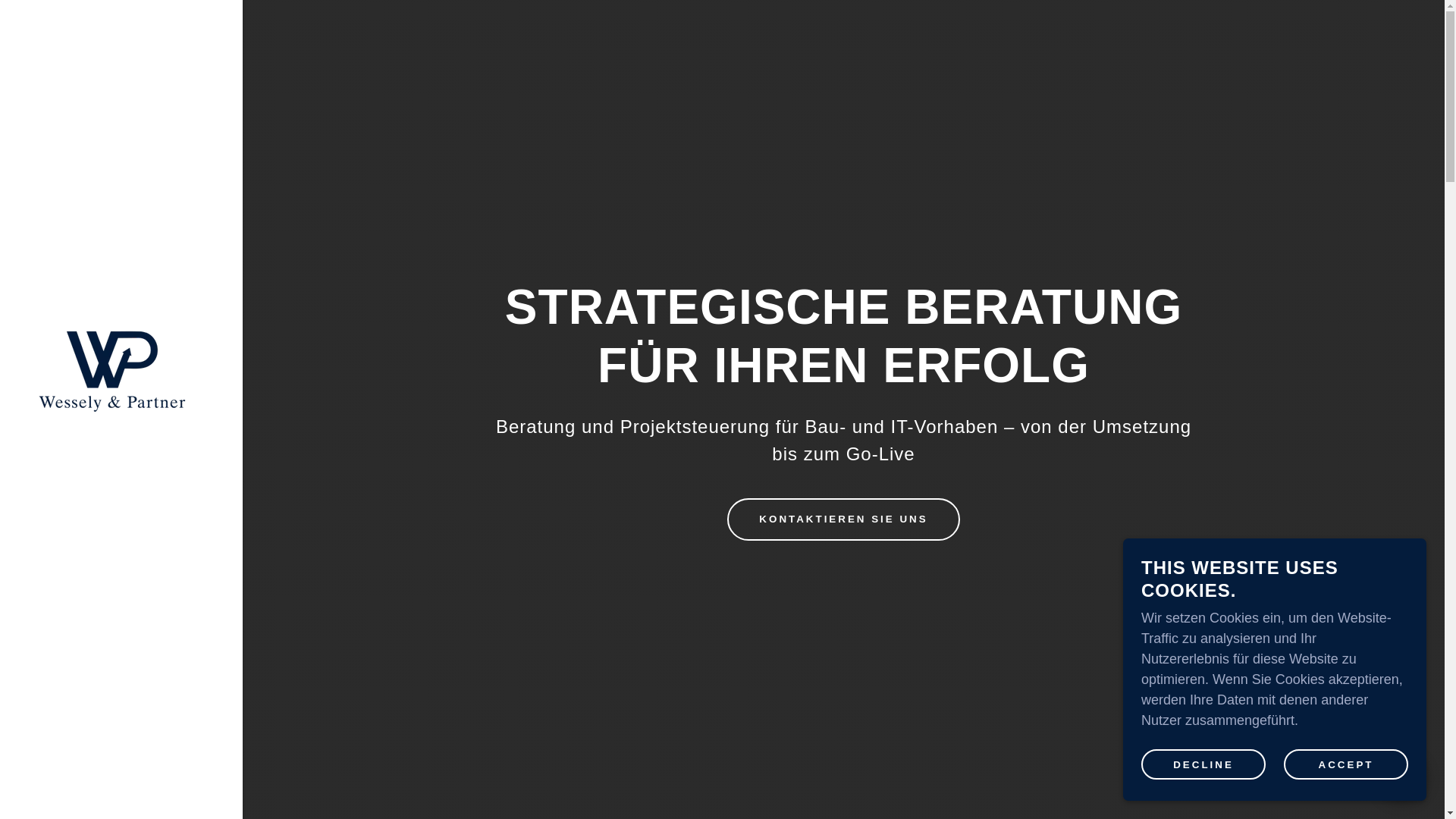 website screenshot of https://wessely-consulting.de/