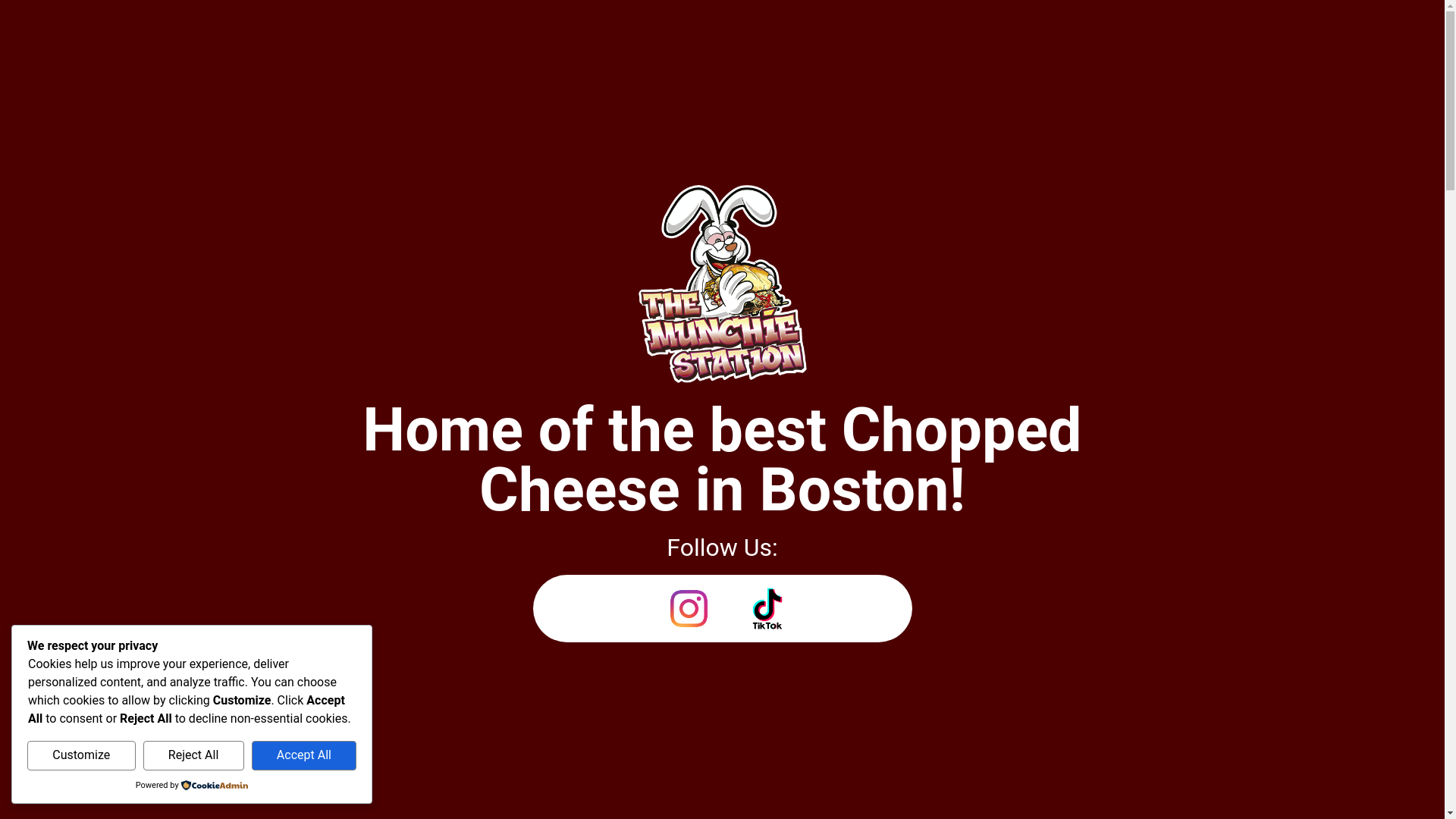 website screenshot of https://munchiestation617.com/