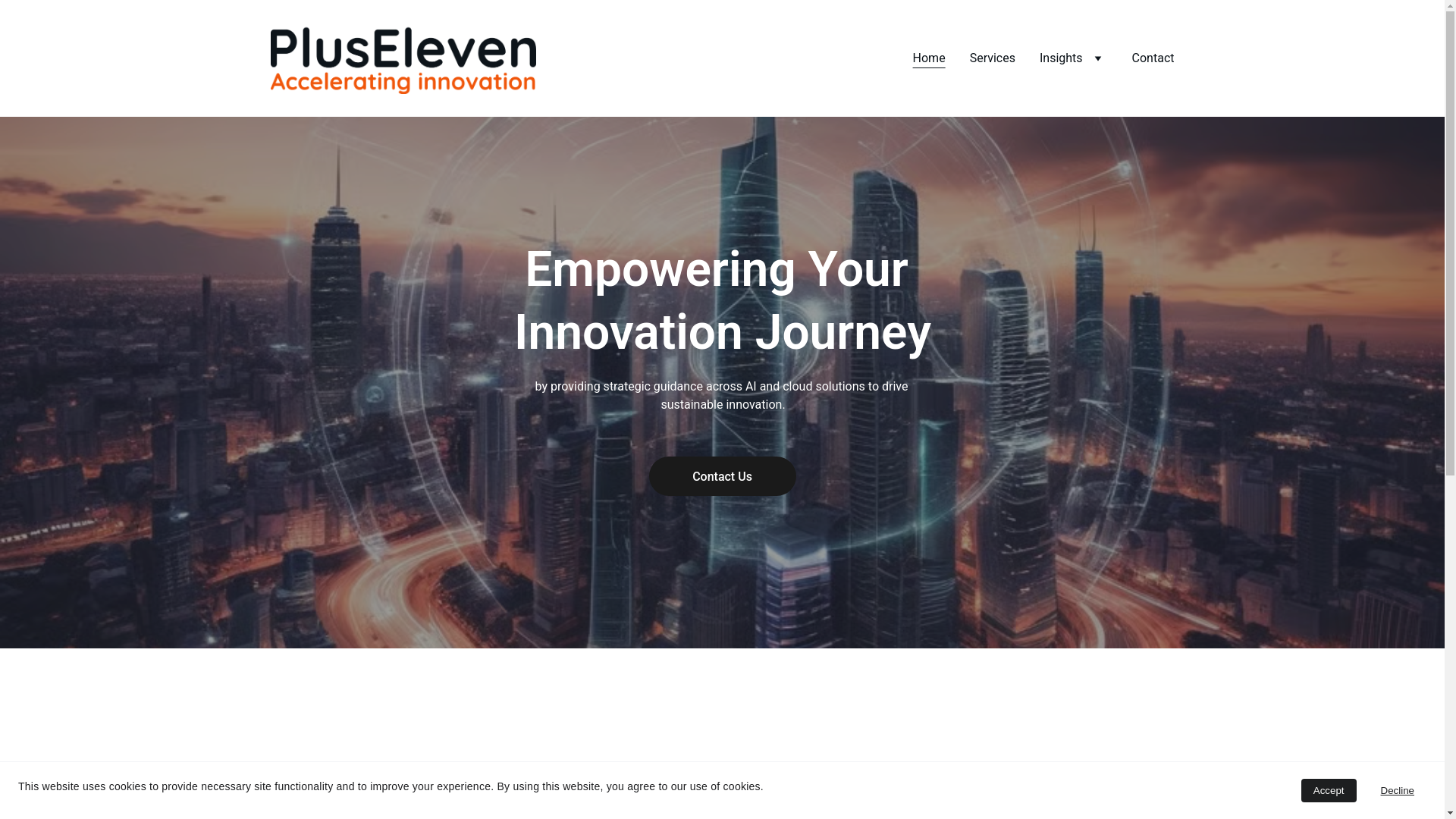 website screenshot of https://pluseleven.com.au/