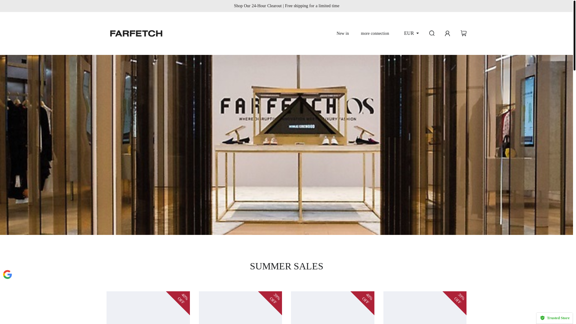 website screenshot of https://farfetch-eu.com/