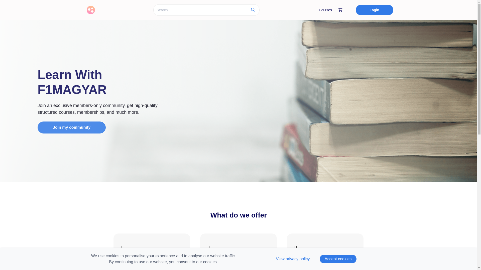 website screenshot of https://f1magyar.graphy.com/