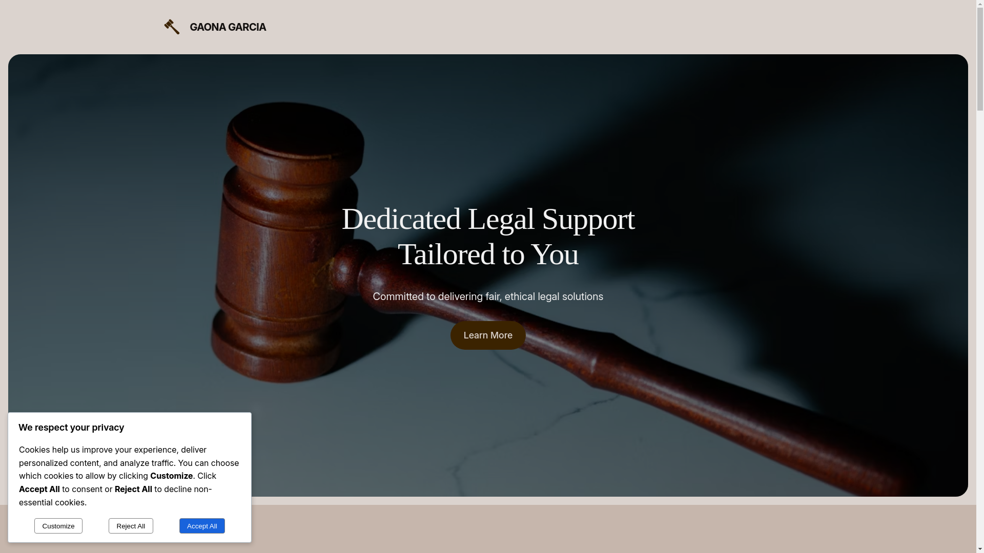 website screenshot of https://gaonagarciaabogados.com/
