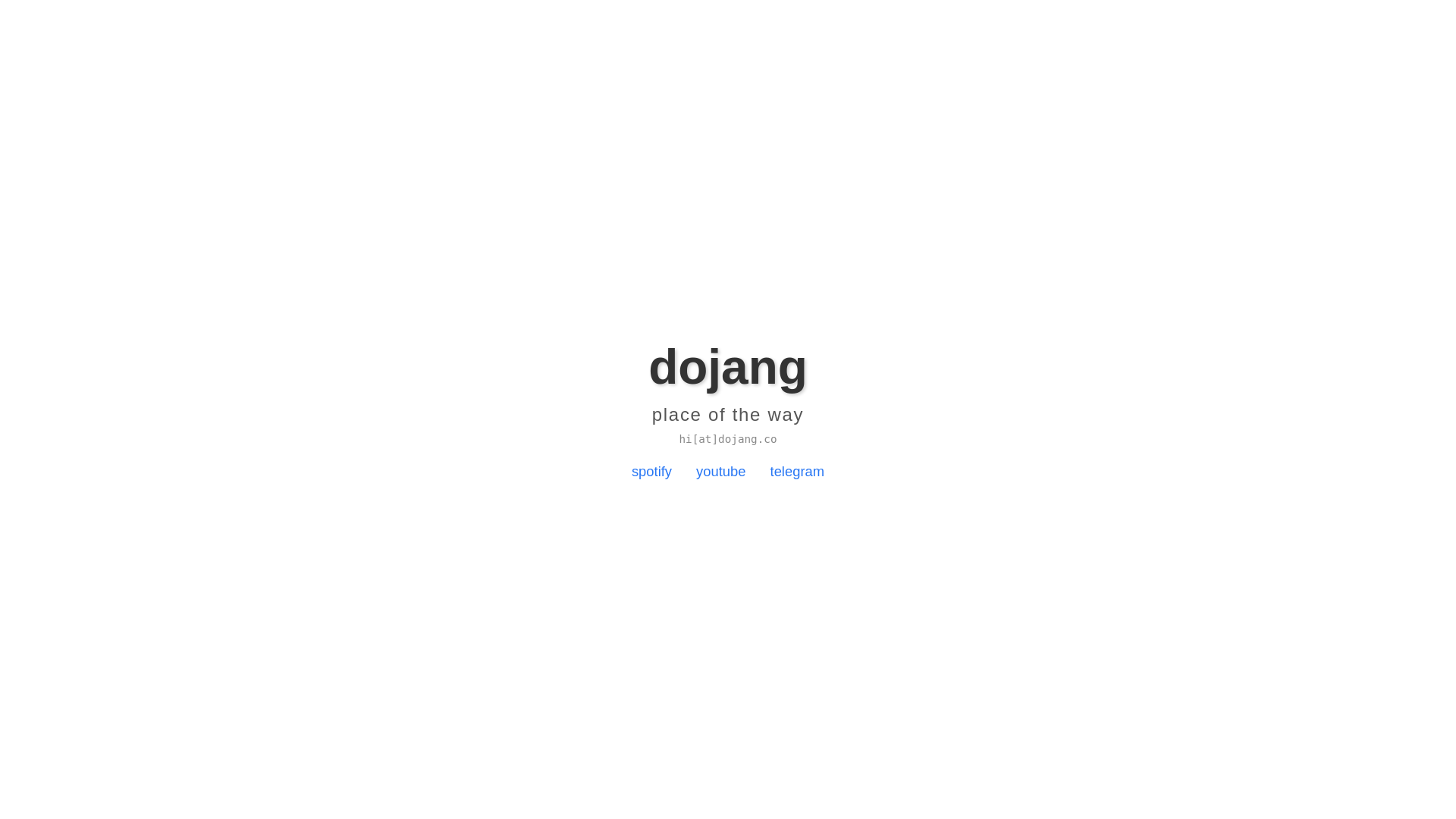website screenshot of https://dojang.pages.dev/