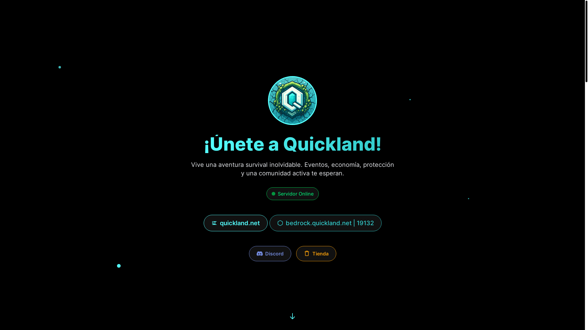 website screenshot of https://quickland.net/