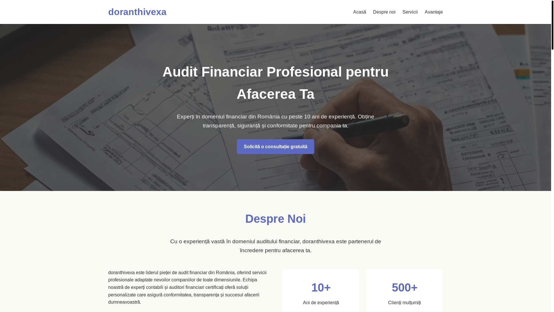 website screenshot of https://doranthivexa.com/