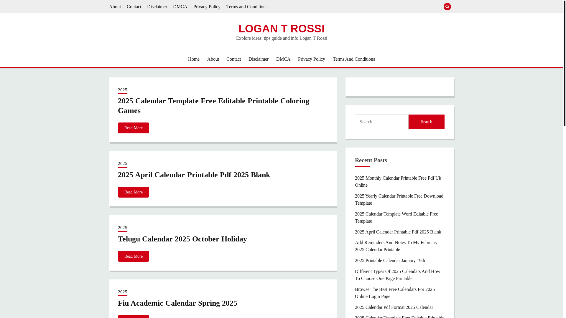 website screenshot of https://logantrossi.pages.dev/