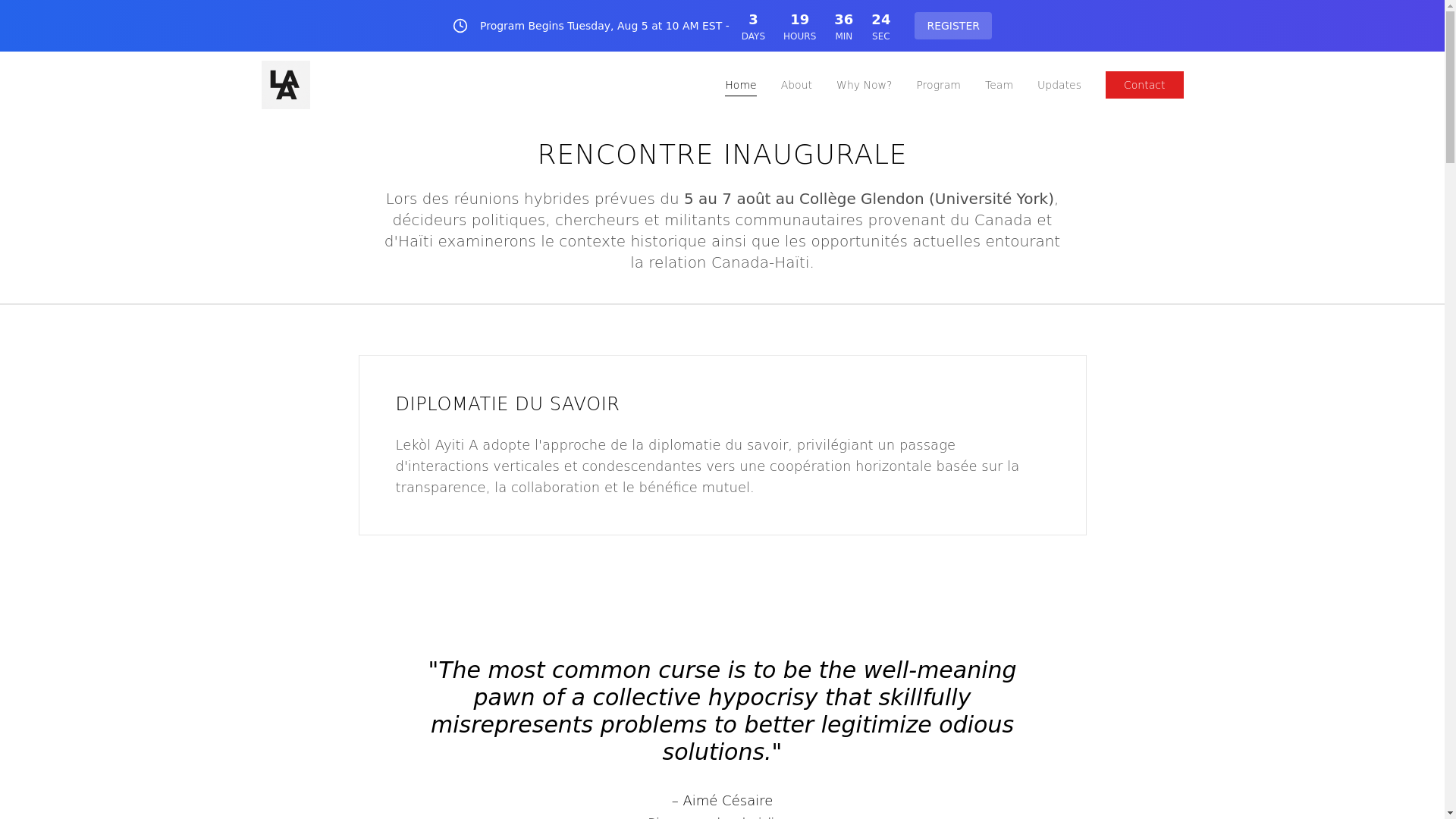 website screenshot of https://lekolayitia.org/