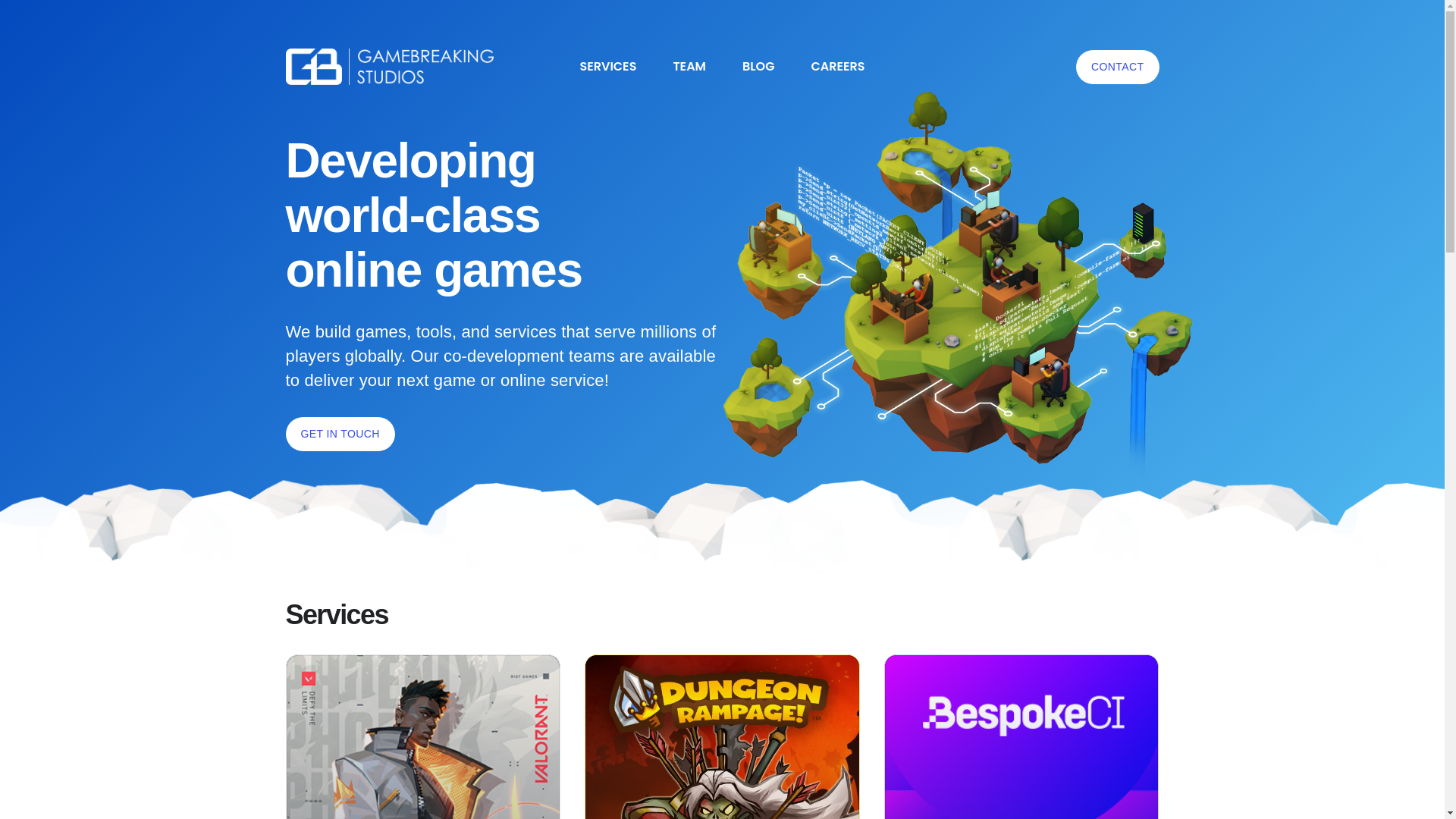 website screenshot of https://gamebreaking.pages.dev/