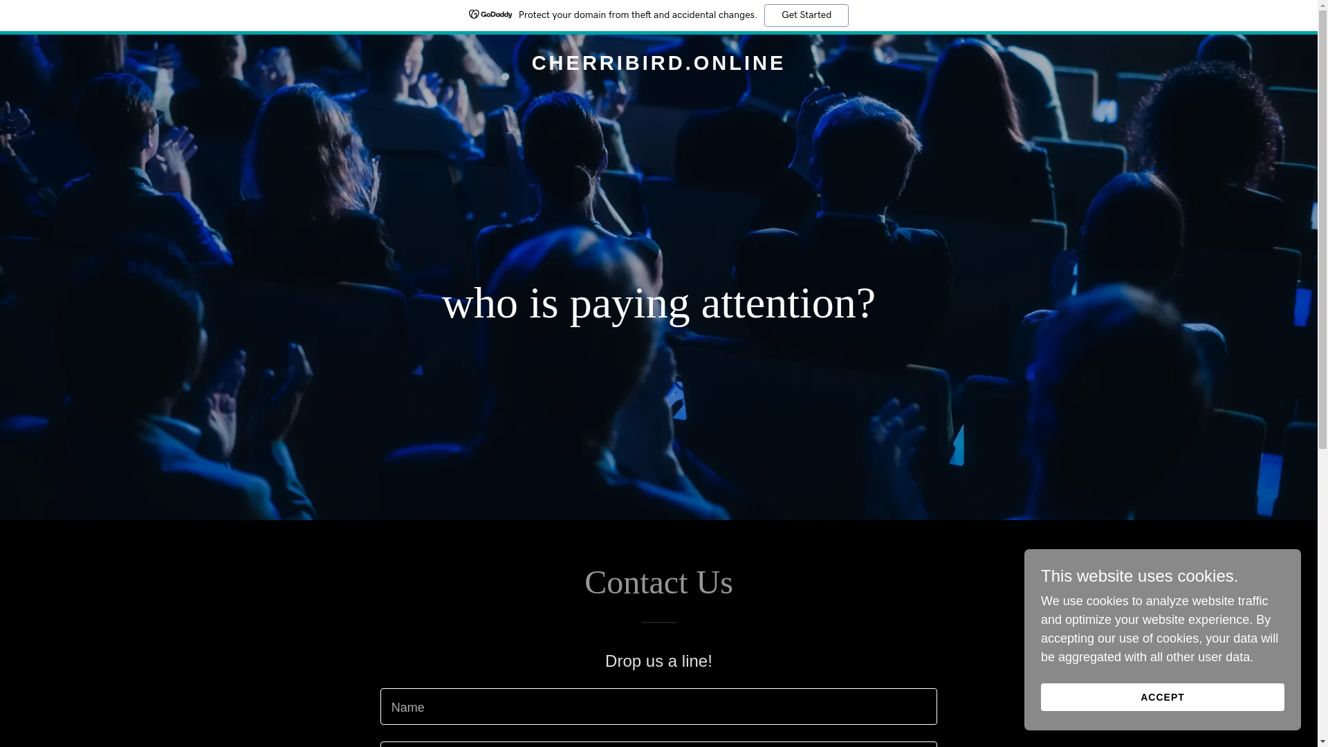 website screenshot of https://cherribird.online/