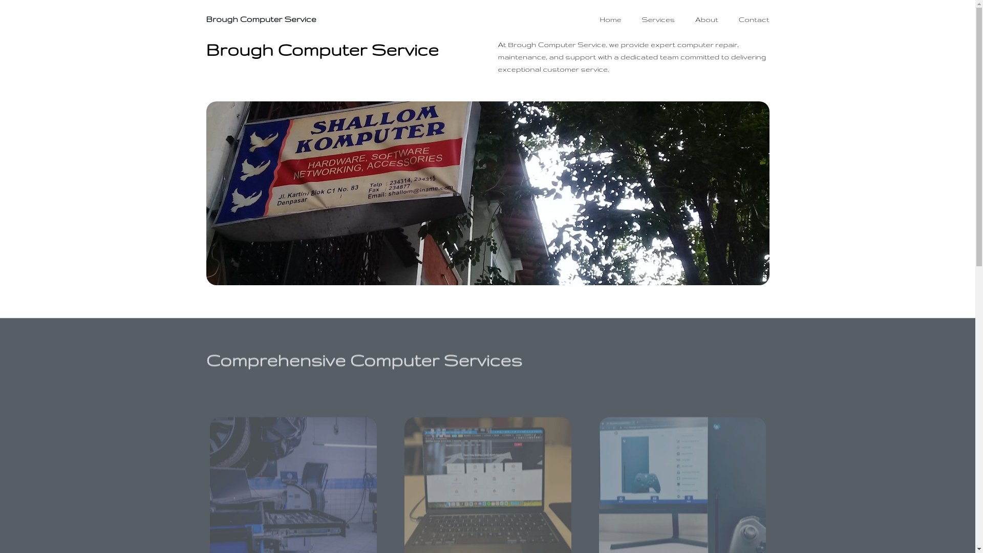 website screenshot of https://brough-computer-service.co.uk/