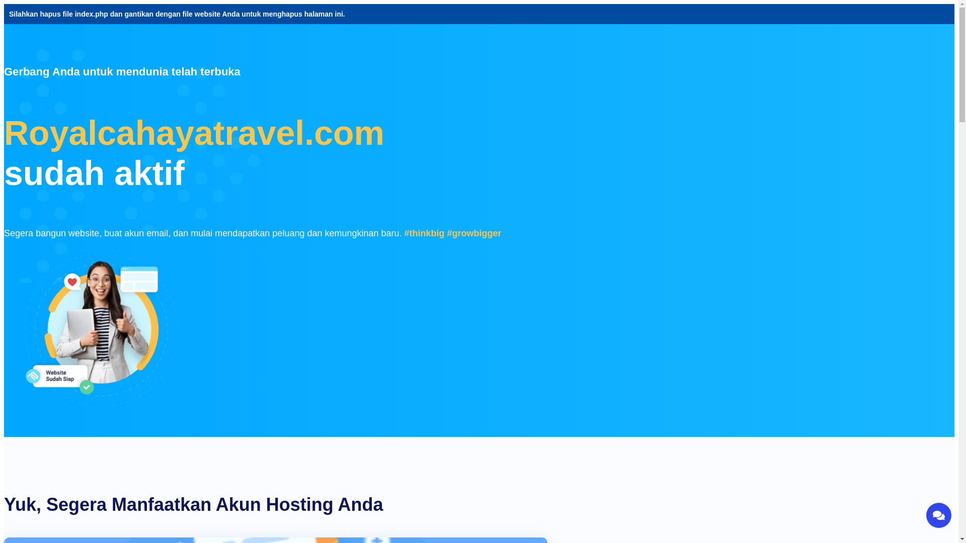 website screenshot of https://royalcahayatravel.com/