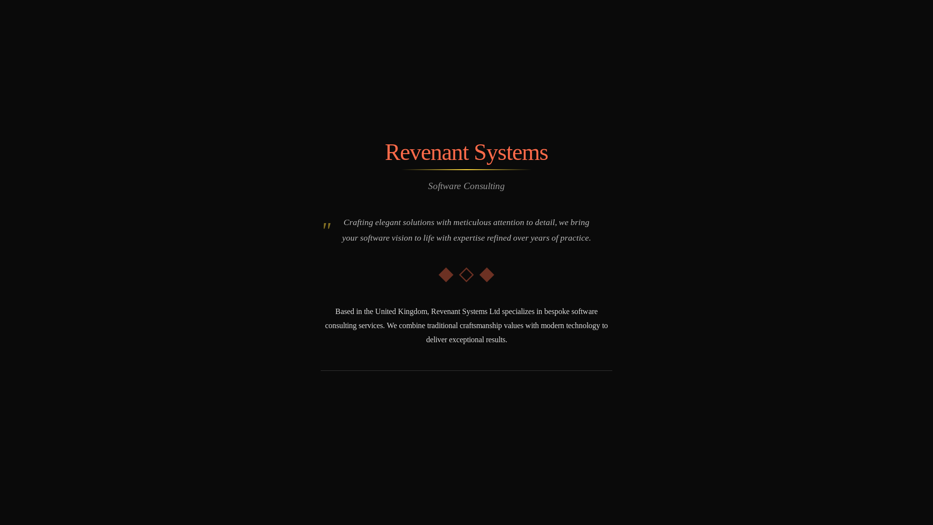 website screenshot of https://revenant-website.pages.dev/