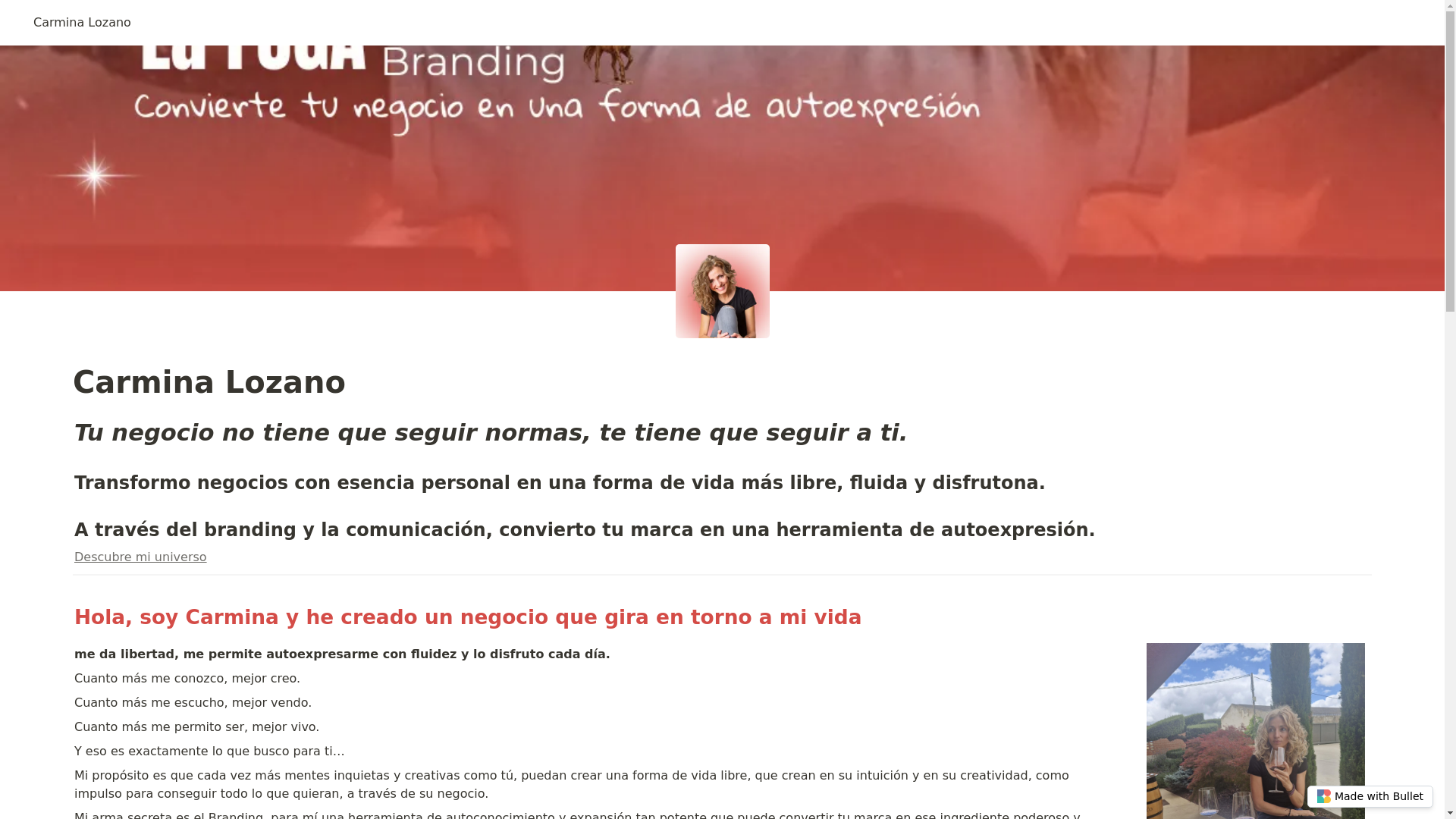 website screenshot of https://carminalozano-bullet.pages.dev/