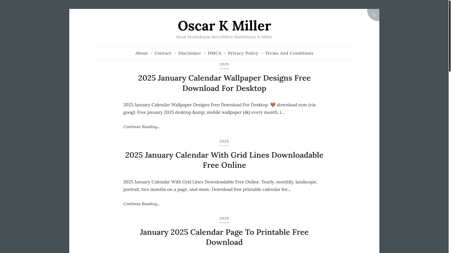 website screenshot of https://oscarkmillerv.pages.dev/