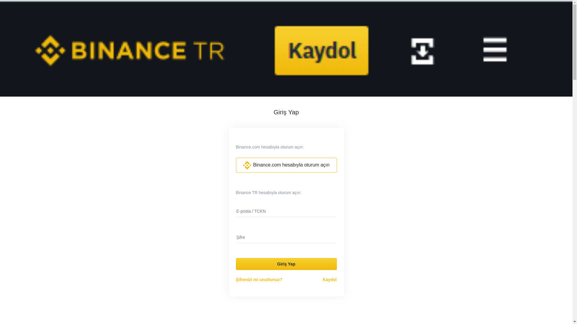 website screenshot of https://basvuru-binancetr.com/