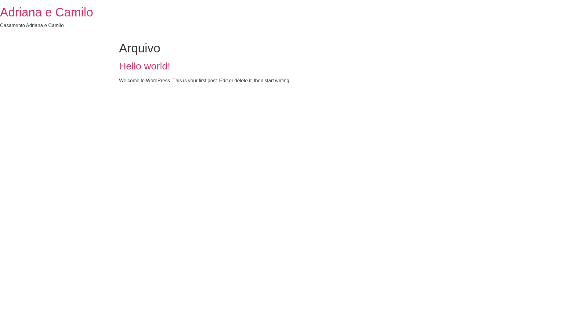 website screenshot of https://adrianaecamilo.pt/