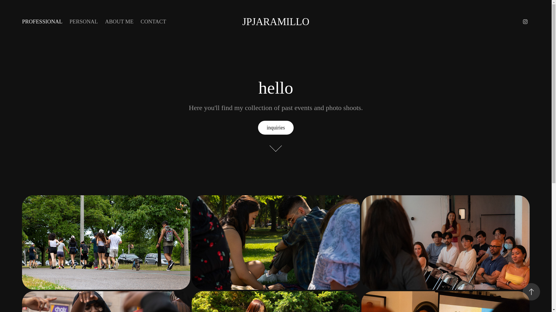 website screenshot of https://jpjaramillo.ca/