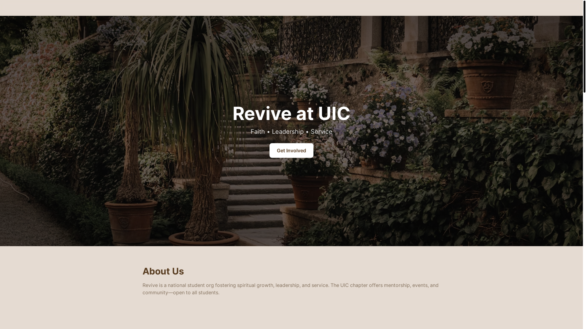 website screenshot of https://revive-uic.pages.dev/