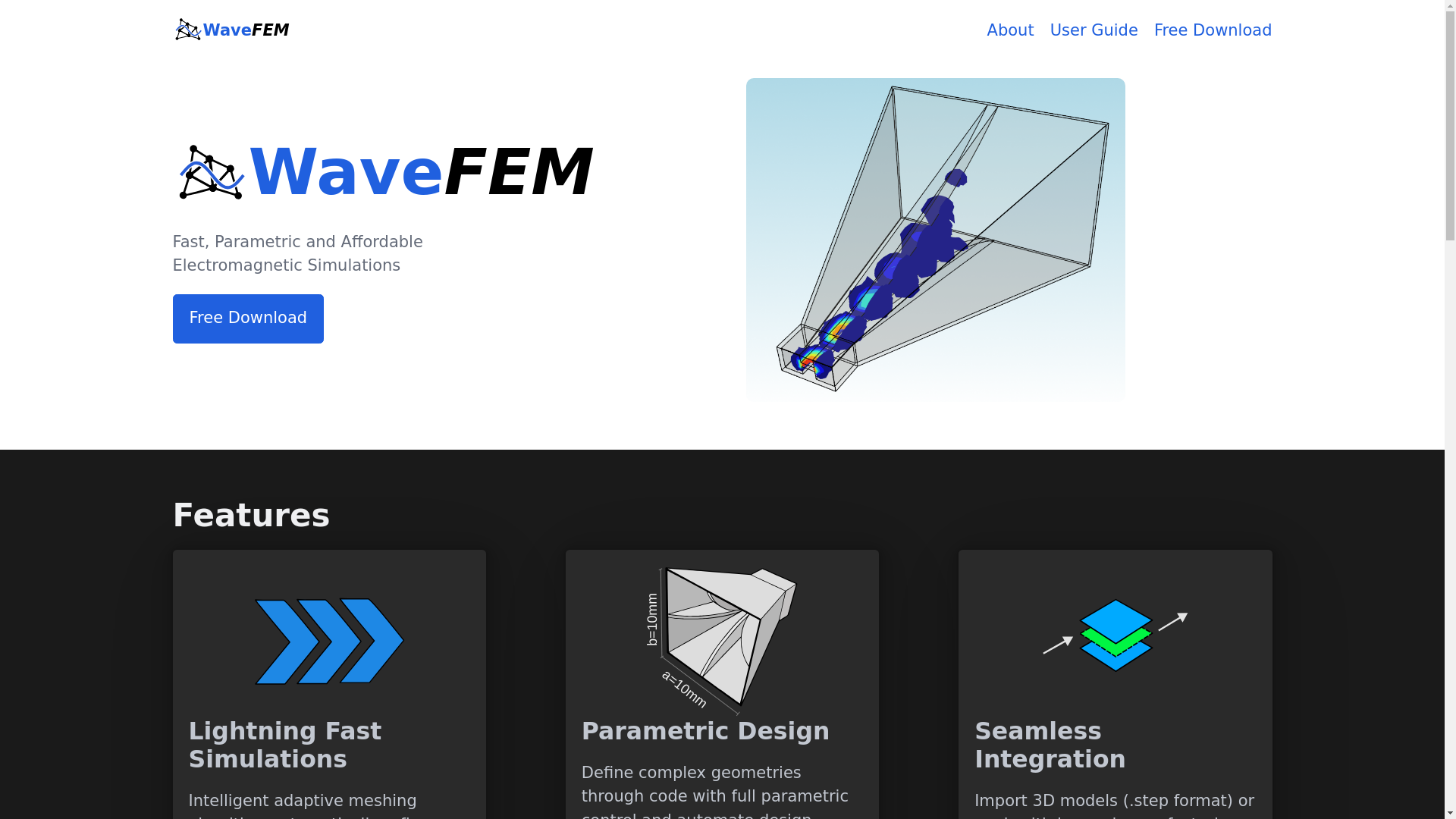 website screenshot of https://wavefem.com/