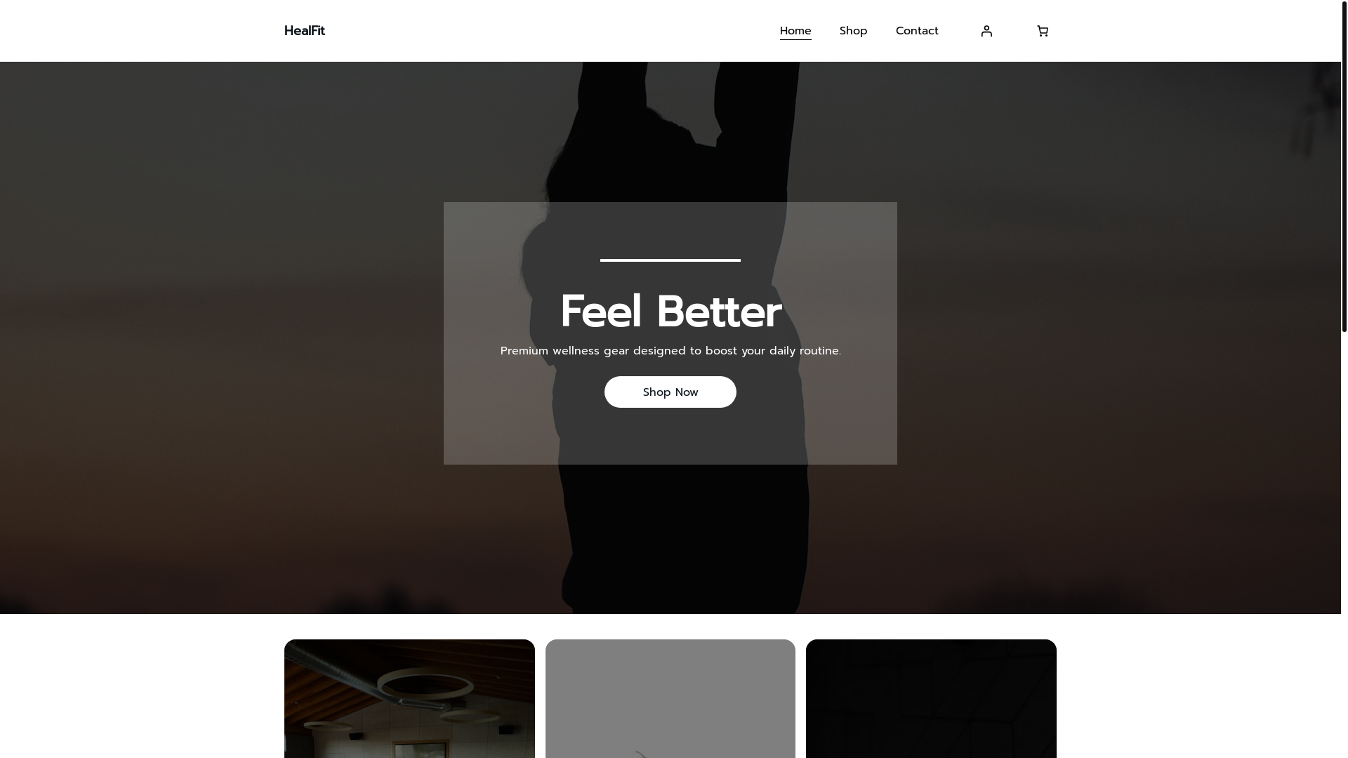 website screenshot of https://welltix.me/