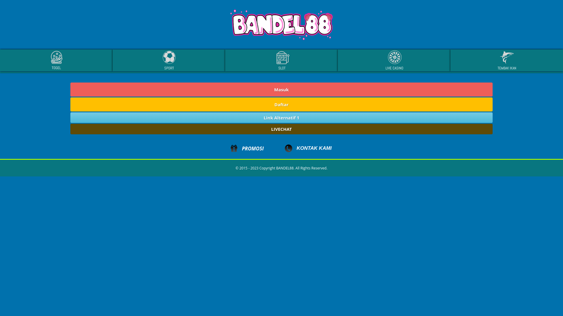website screenshot of https://bandeld.pages.dev/