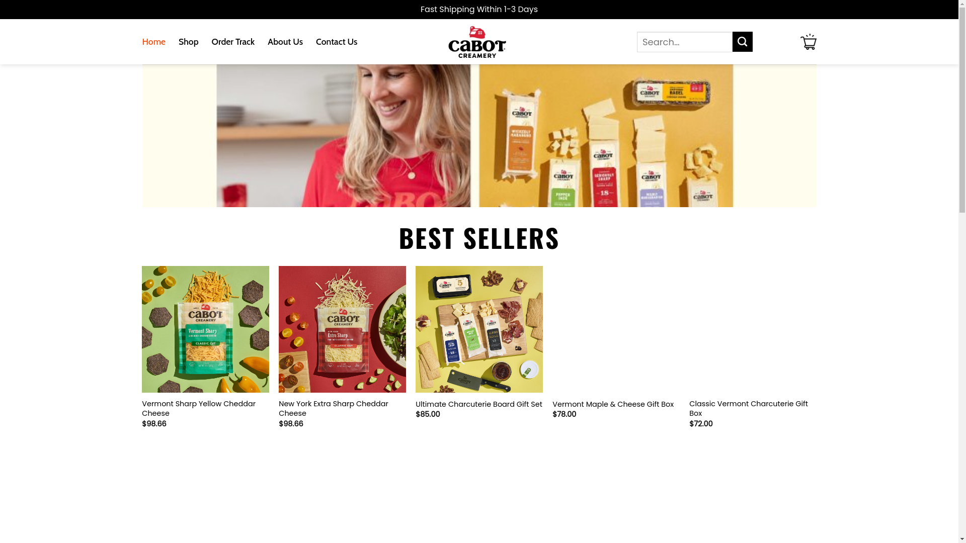 website screenshot of https://procabotcreamery.shop/