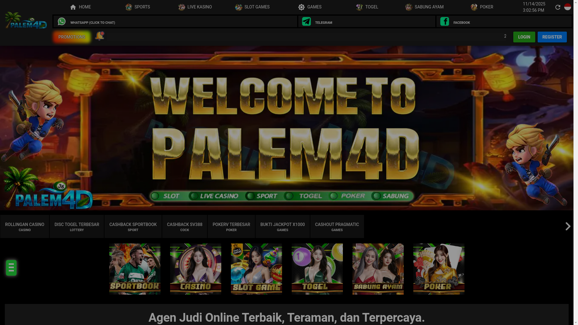 website screenshot of https://kingpalem.com/