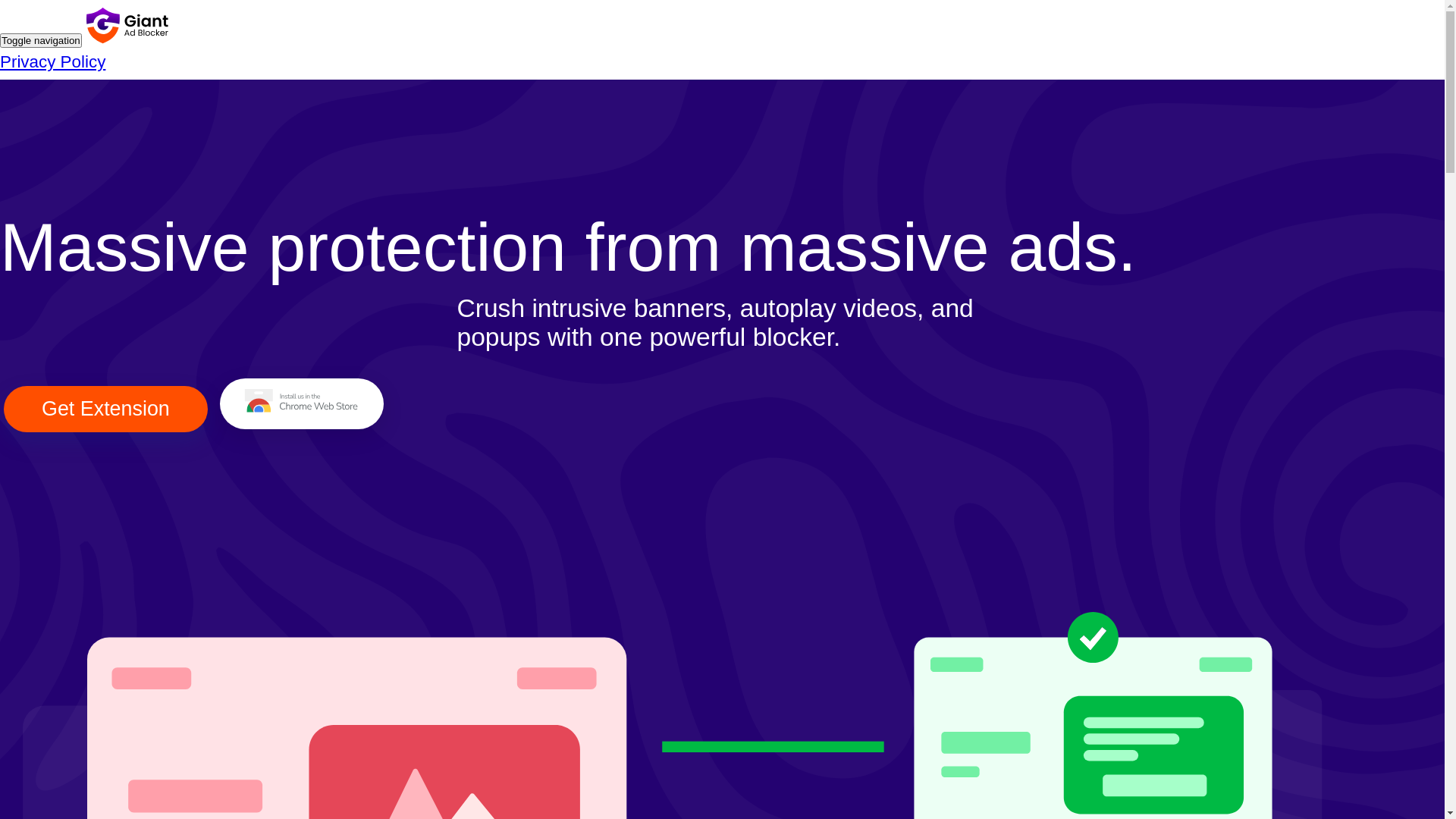 website screenshot of https://giantadblocker.pro/