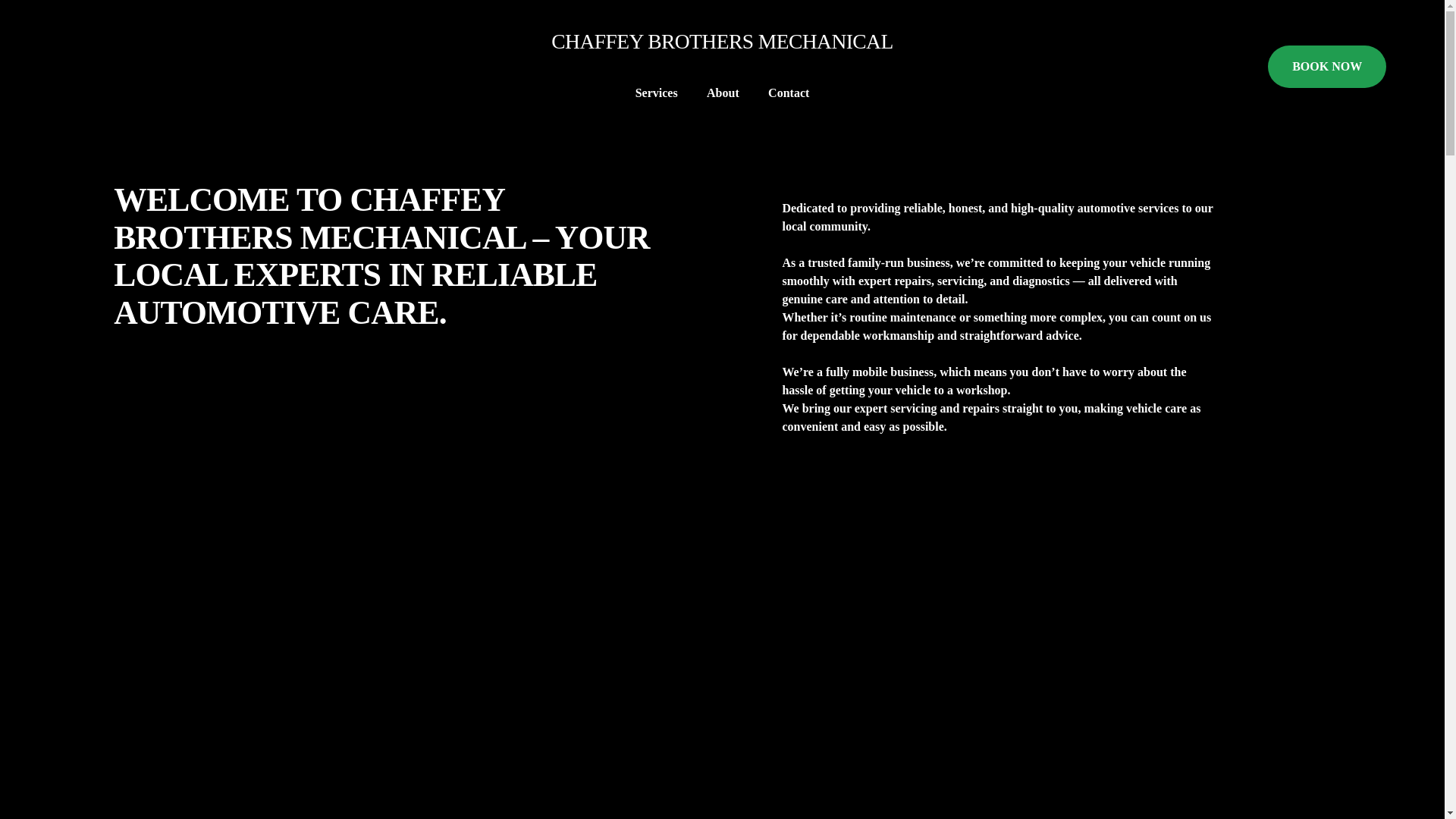 website screenshot of https://chaffeybrothersmechanical.com/