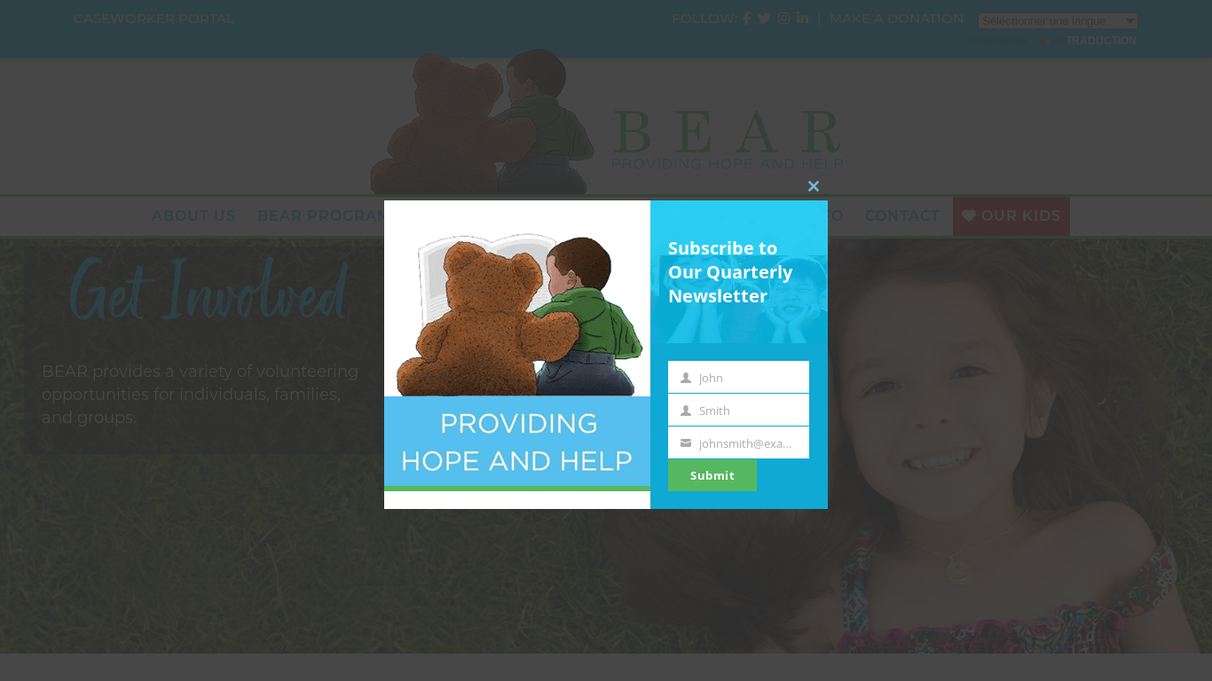 website screenshot of https://bearesourcehouston.org/volunteer-opportunities-bear/