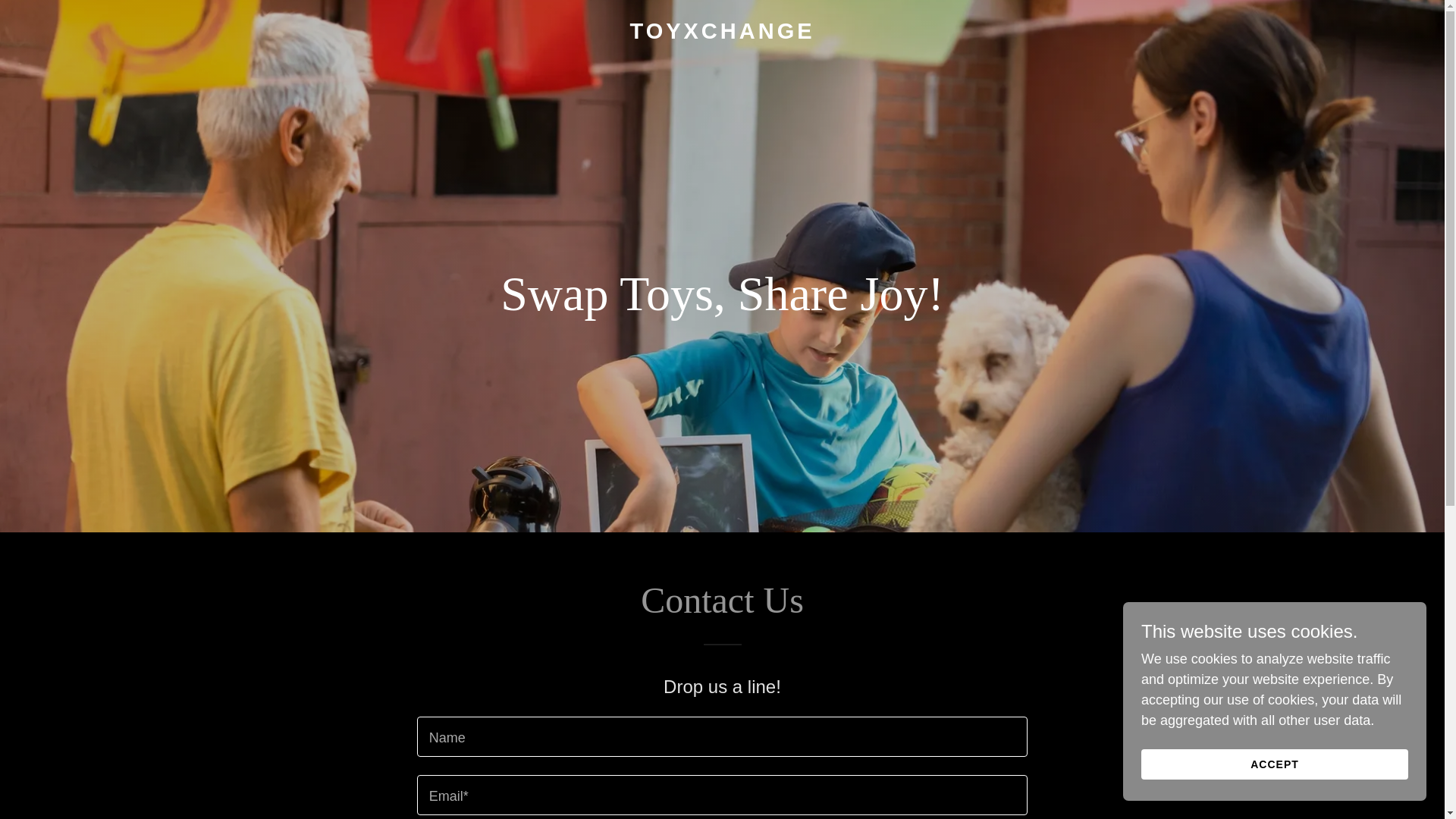 website screenshot of https://toyxchange.io/