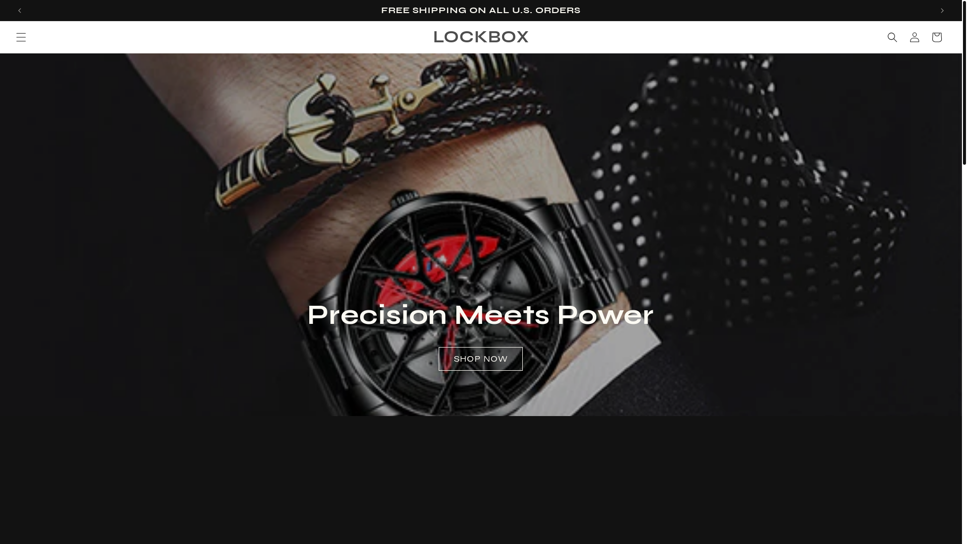website screenshot of https://shoplockbox.us/