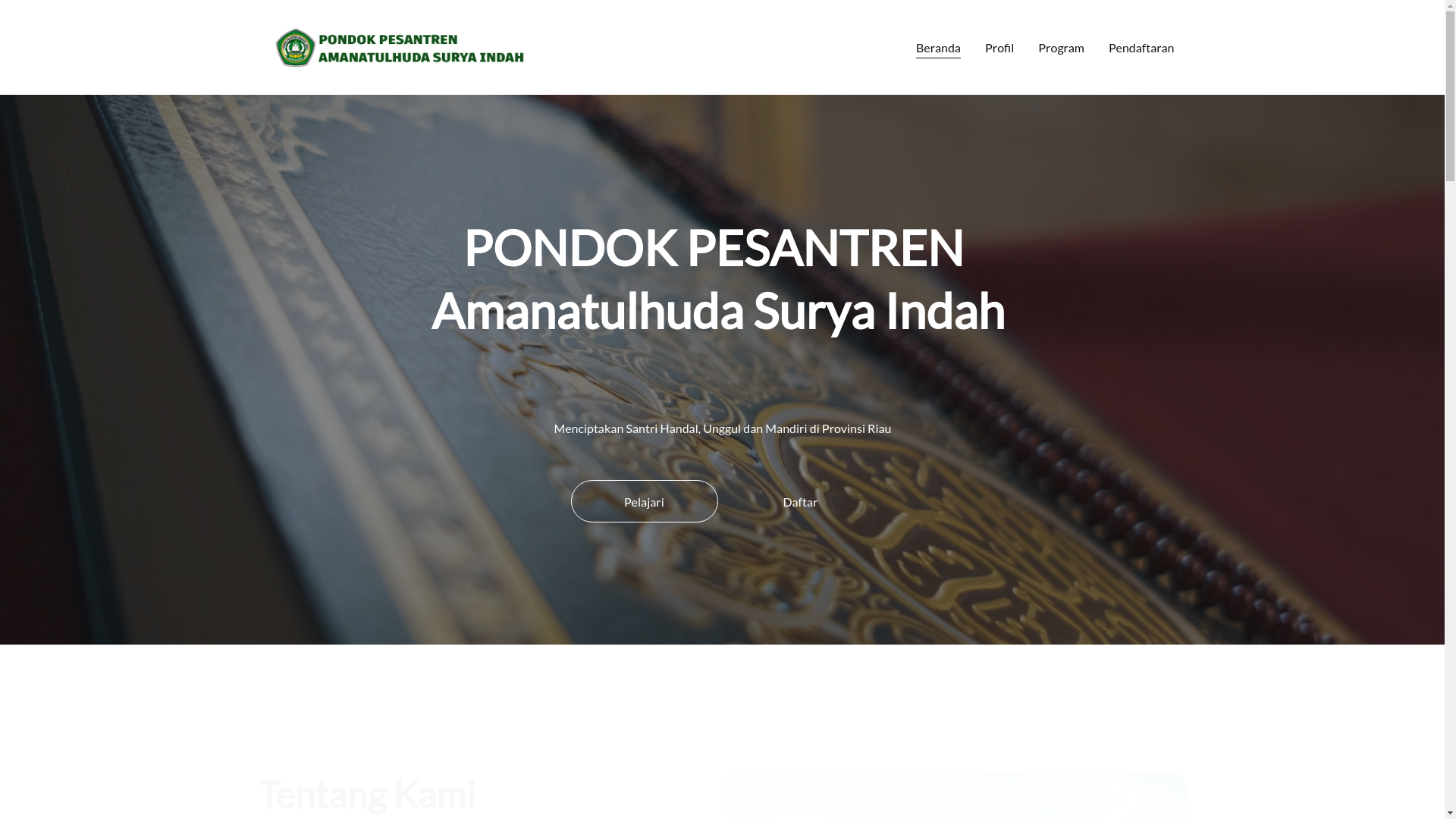 website screenshot of https://ppamanatulhudasuryaindah.com/