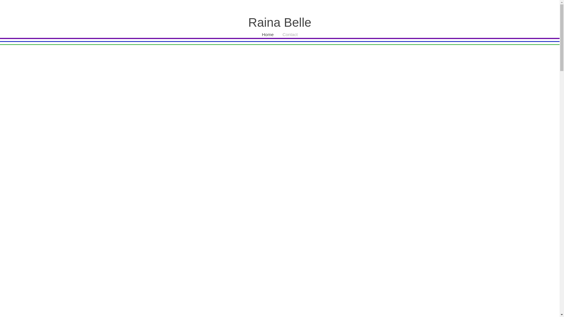 website screenshot of https://rainabelleart.com/