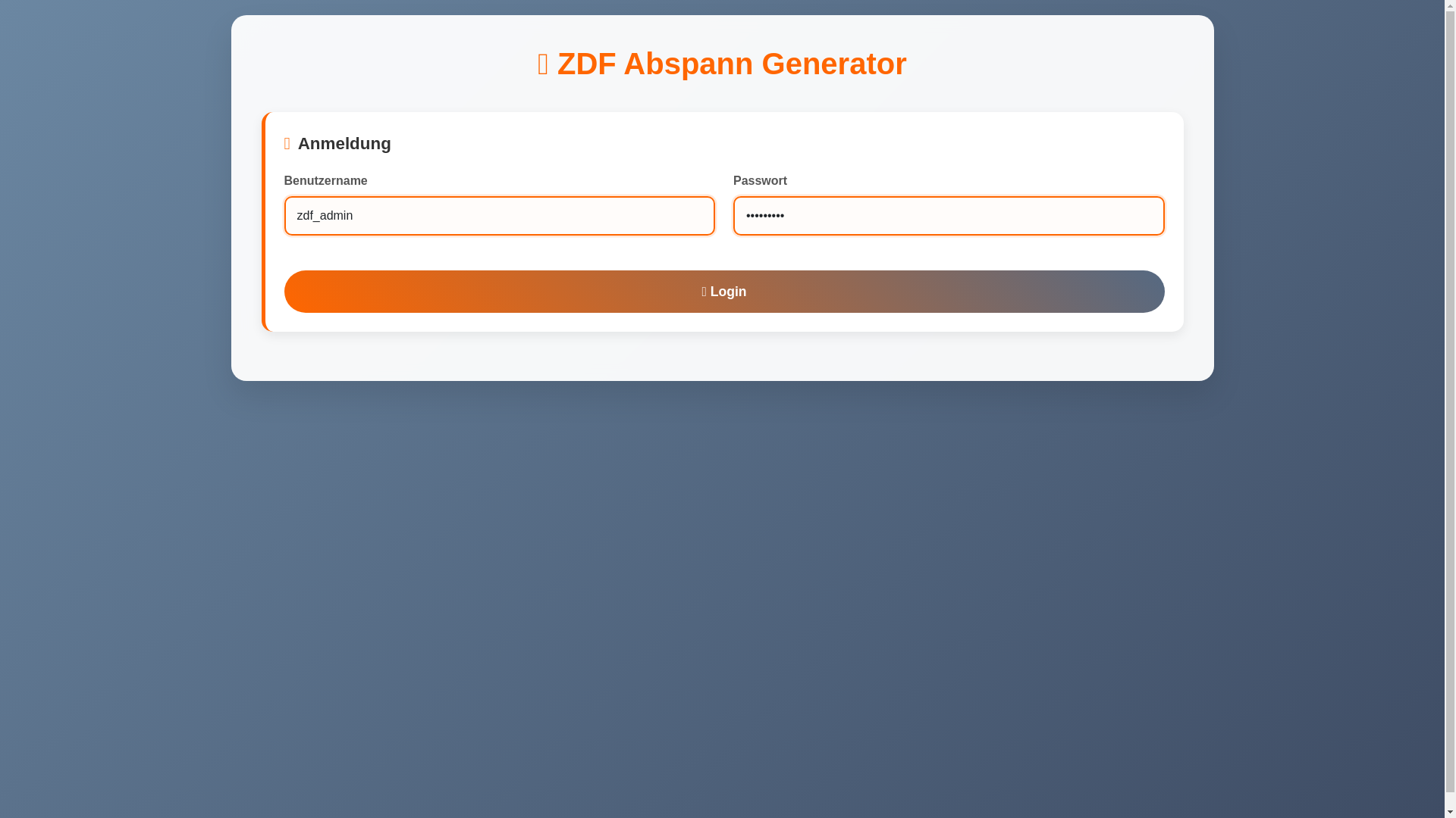 website screenshot of https://zdf-abspann-generator.pages.dev/
