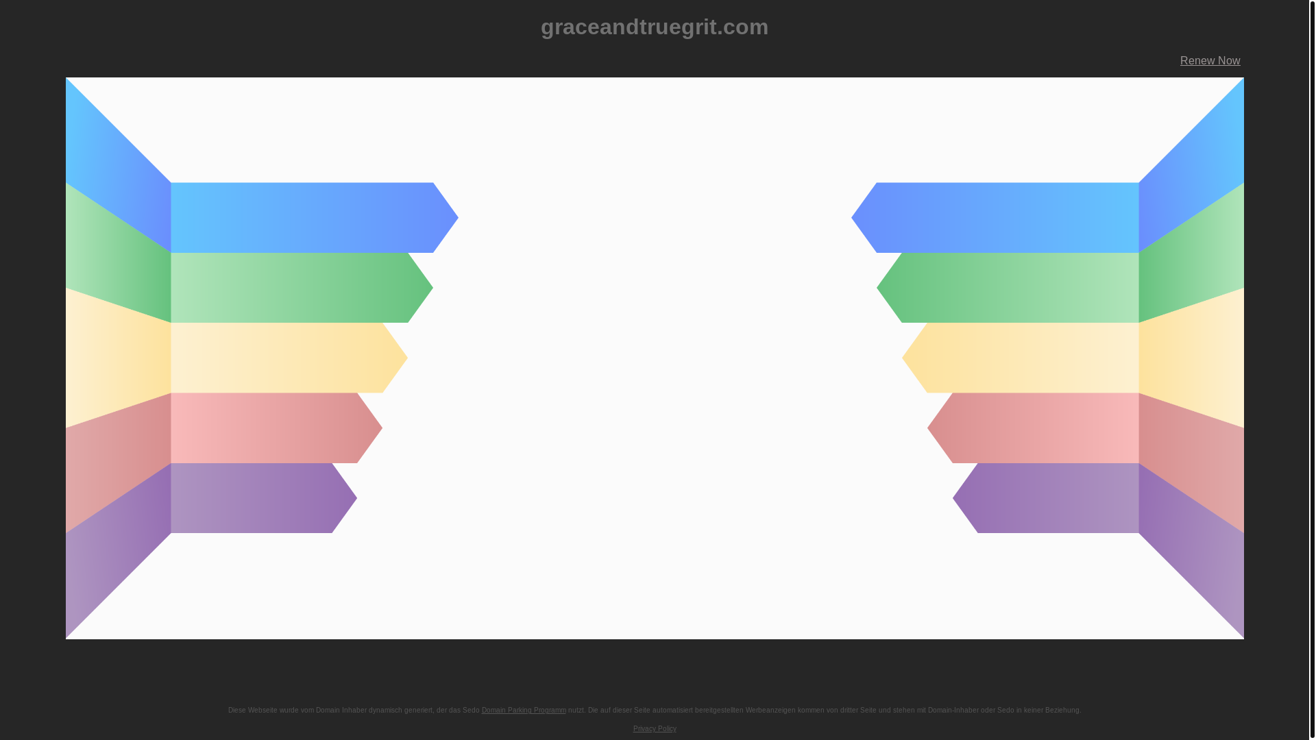 website screenshot of https://graceandtruegrit.com/