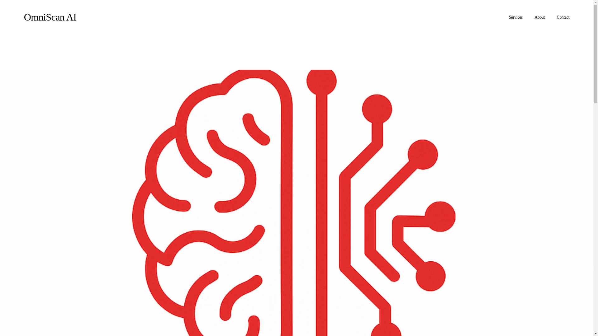 website screenshot of https://omniscanai.com/