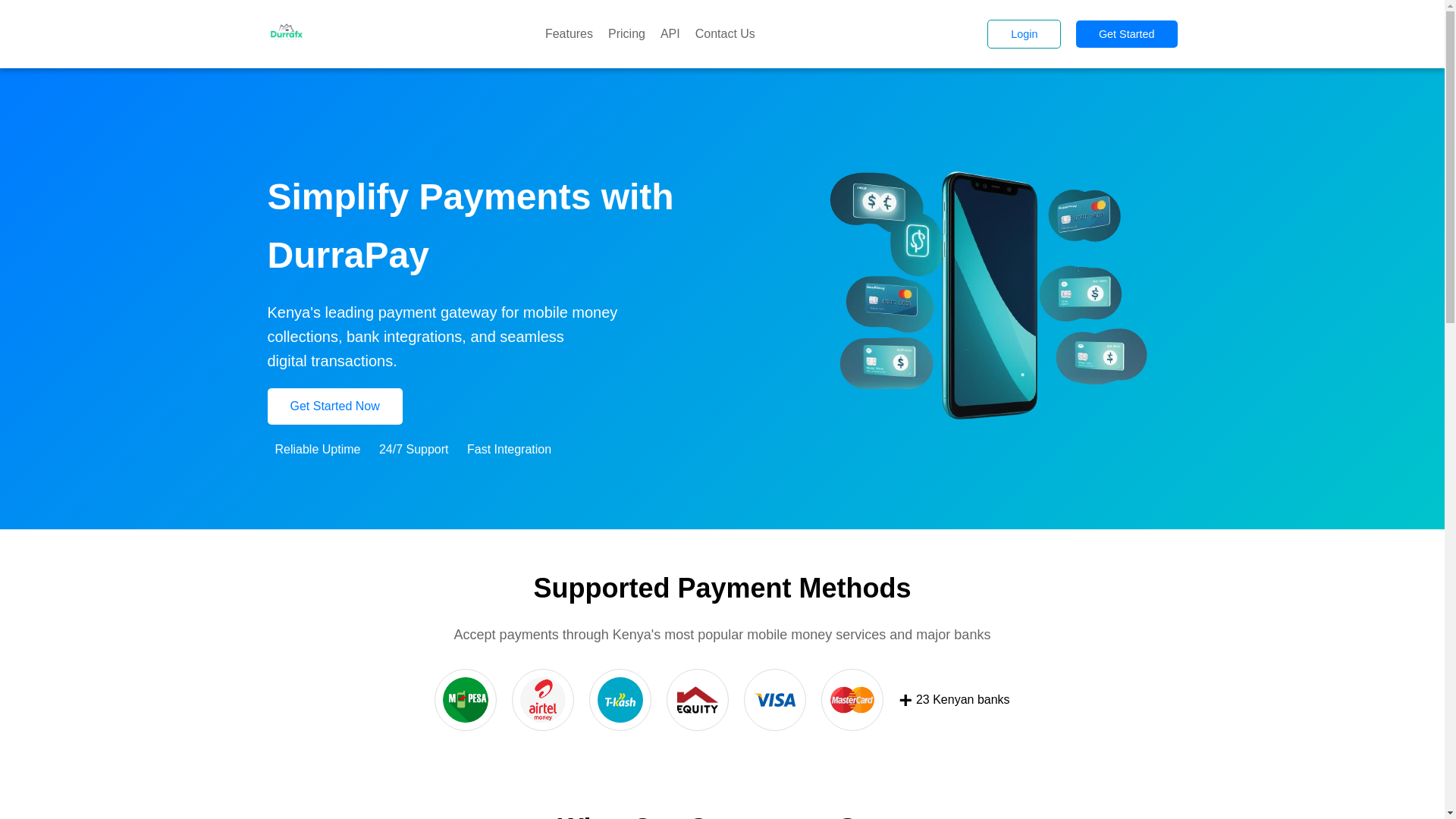 website screenshot of https://landing-durrapay.pages.dev/