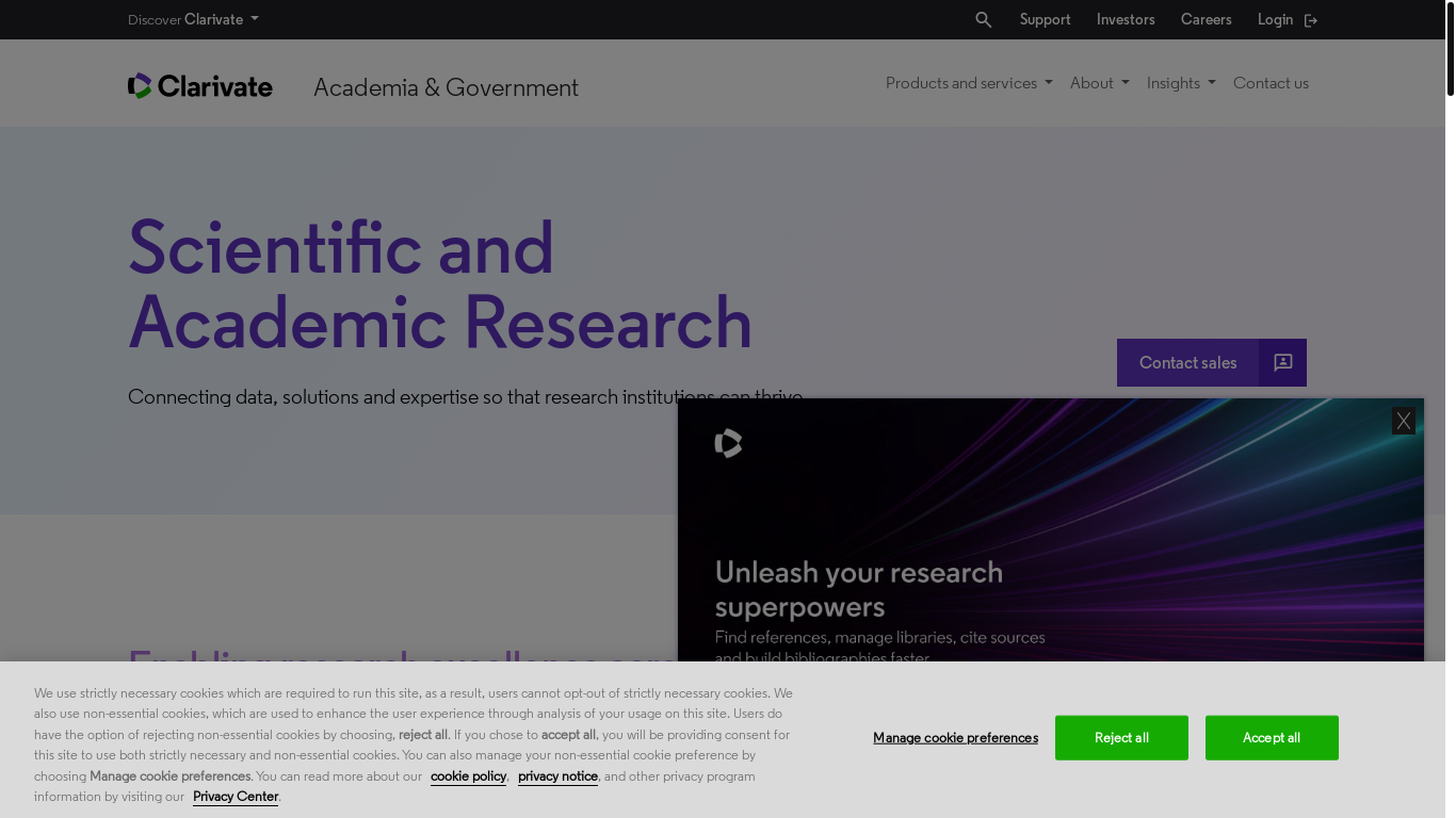 website screenshot of https://webofscienceauthorconnect.com/c/1891052/fcabbb6739c8f7af/1