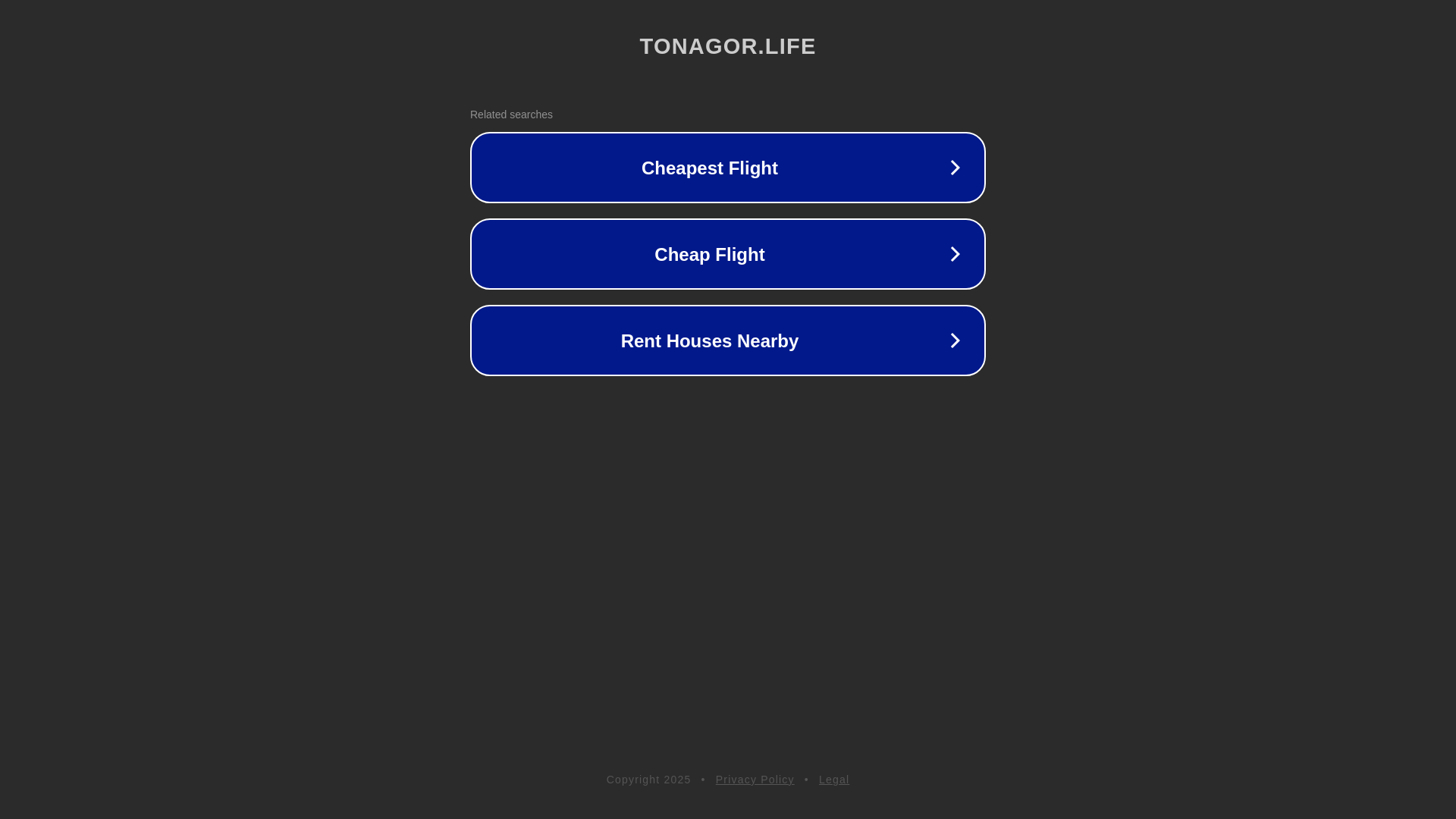 website screenshot of https://tonagor.life/
