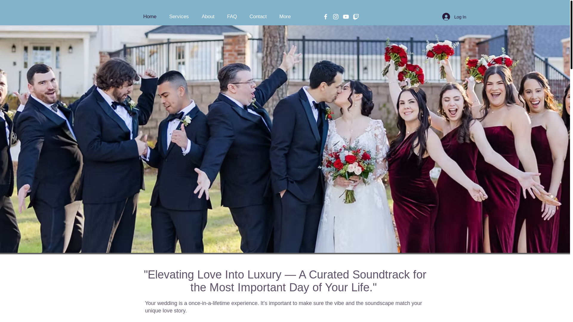website screenshot of https://wedreamcharleston.com/
