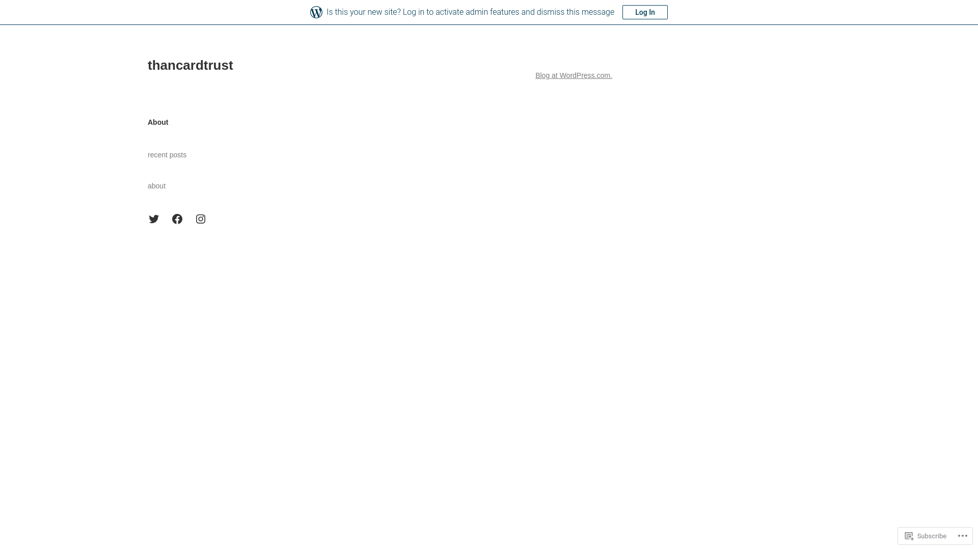 website screenshot of https://thancardtrust.com/