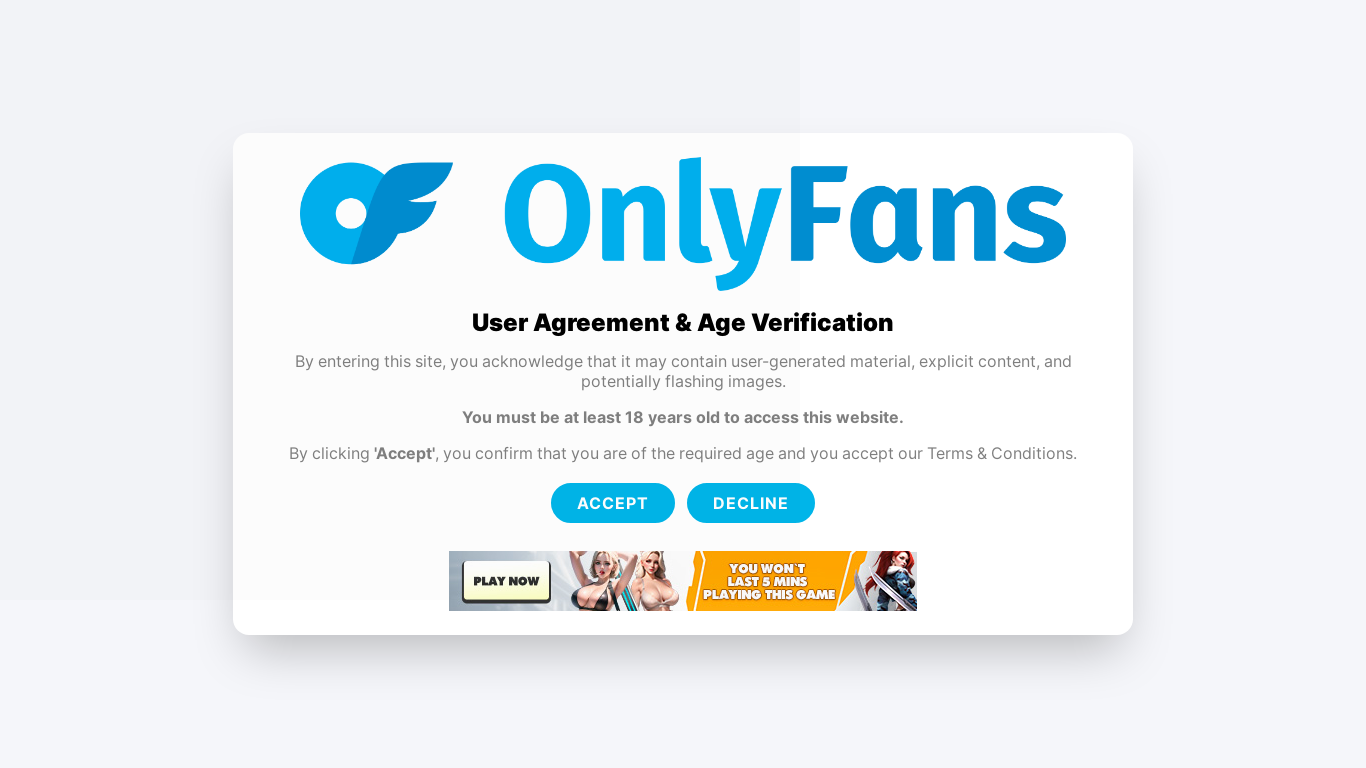 website screenshot of https://onlyfans.wtf/greed.69