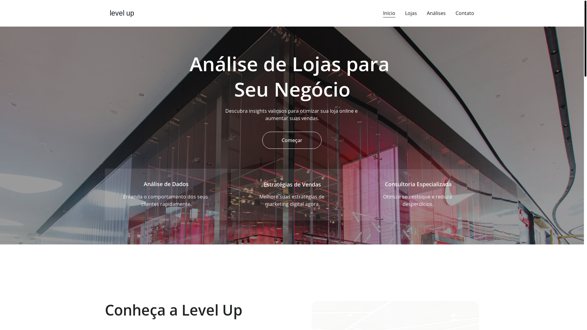 website screenshot of https://bclevelup.com/
