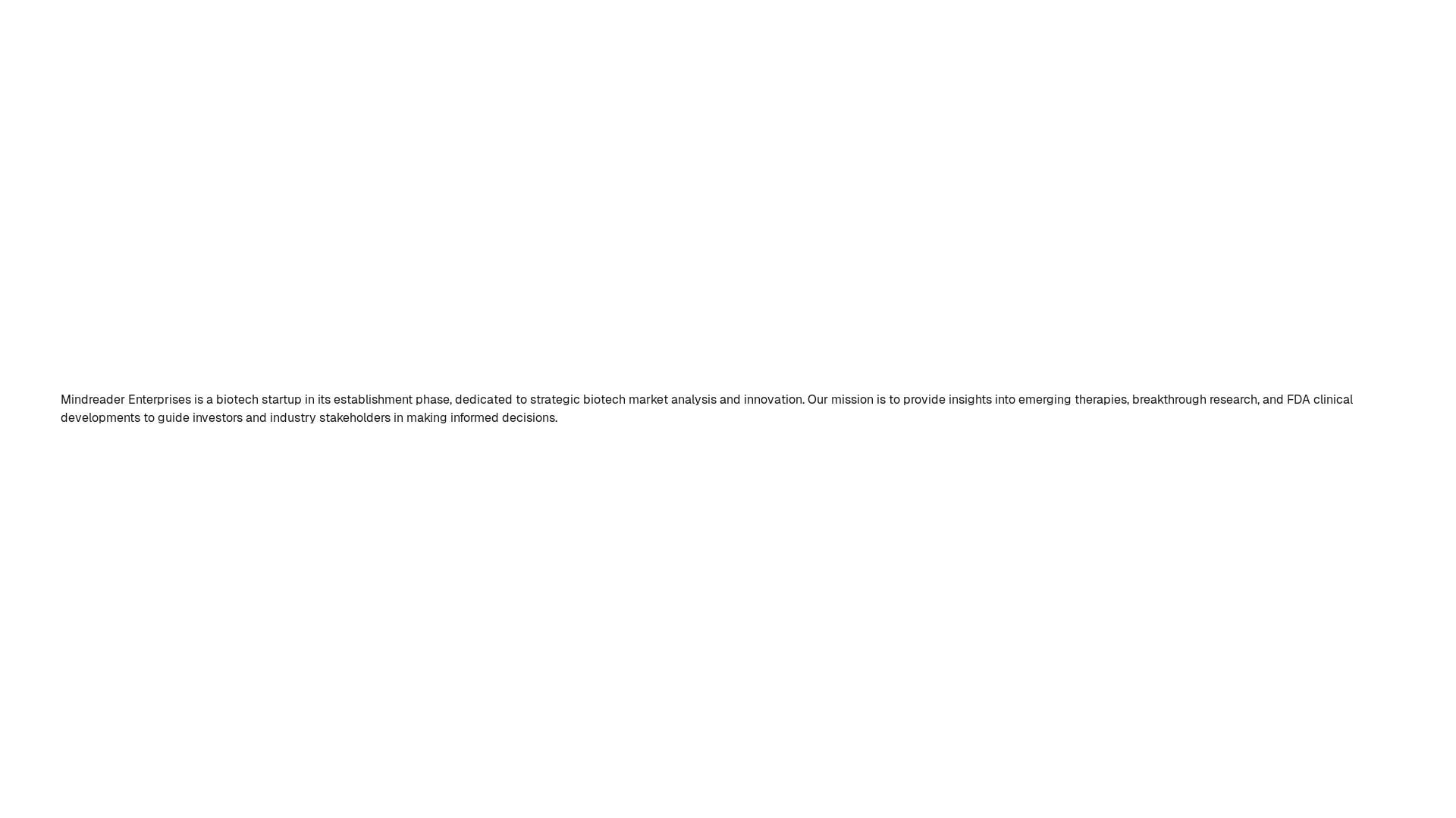 website screenshot of https://mindreaderbio.tech/