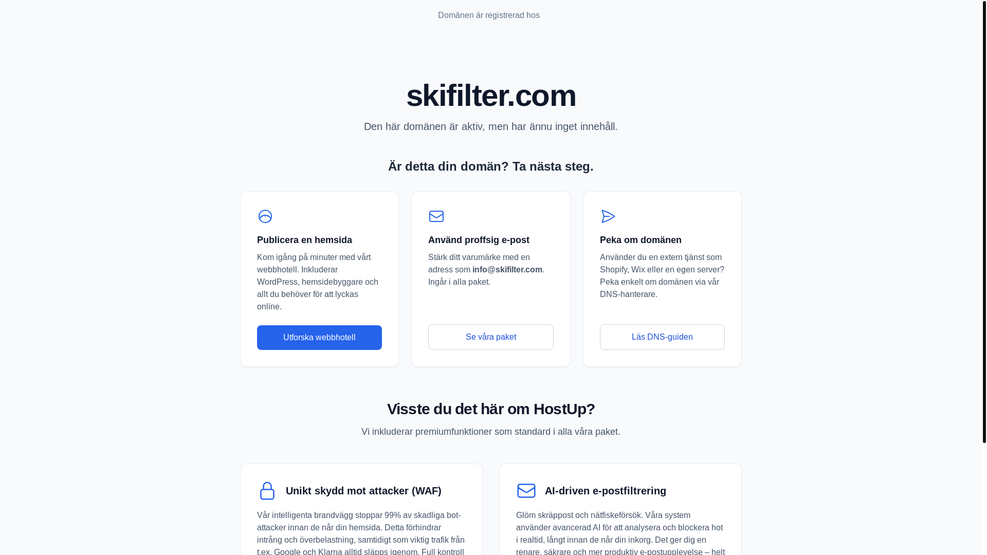 website screenshot of https://skifilter.com/
