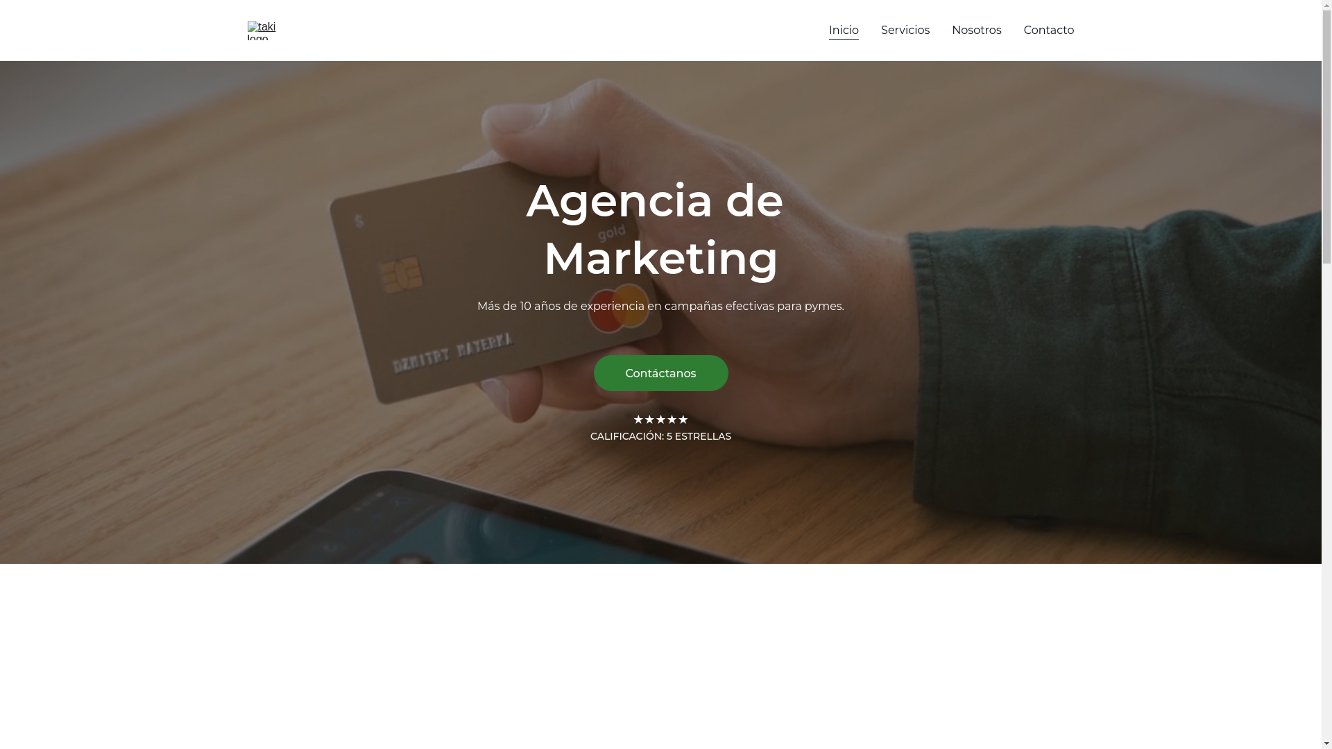 website screenshot of https://taki.com.ar/