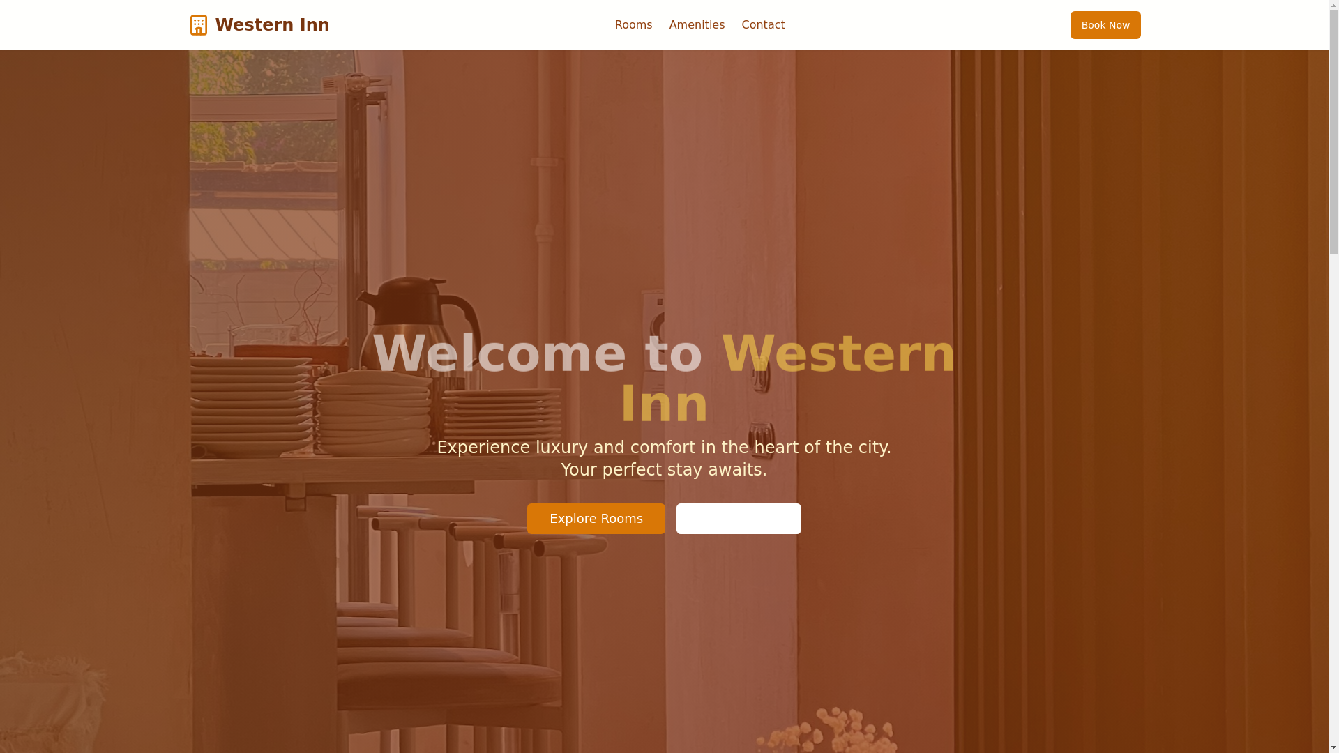 website screenshot of https://westerninn.kz/