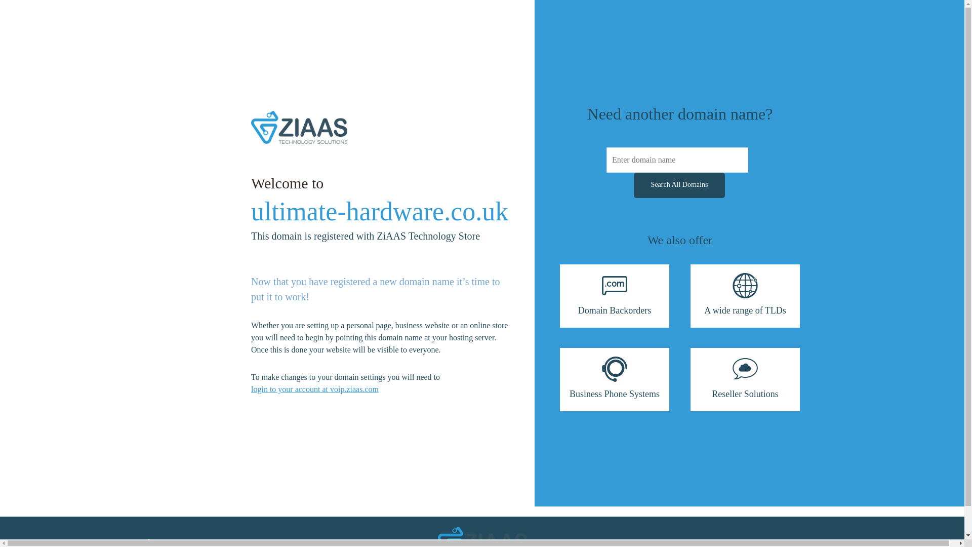 website screenshot of https://ultimate-hardware.co.uk/