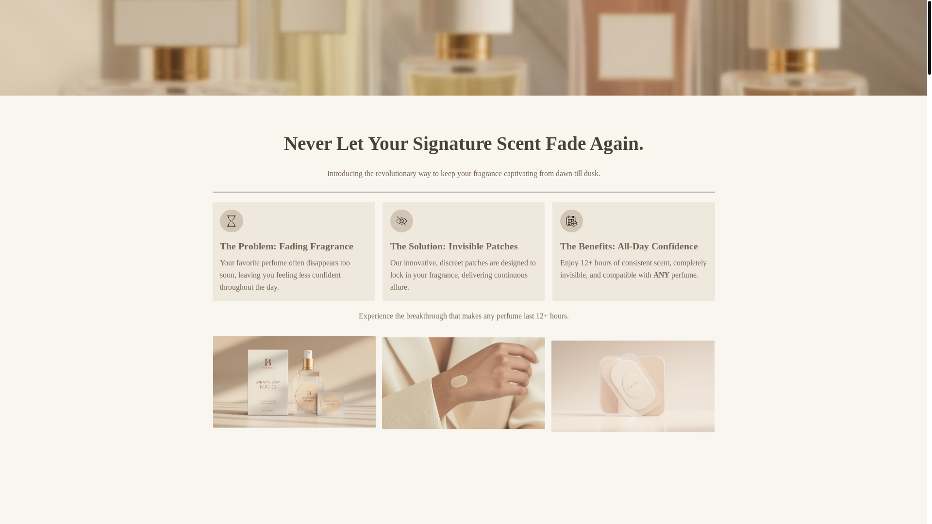 website screenshot of https://spraynstay.com.au/